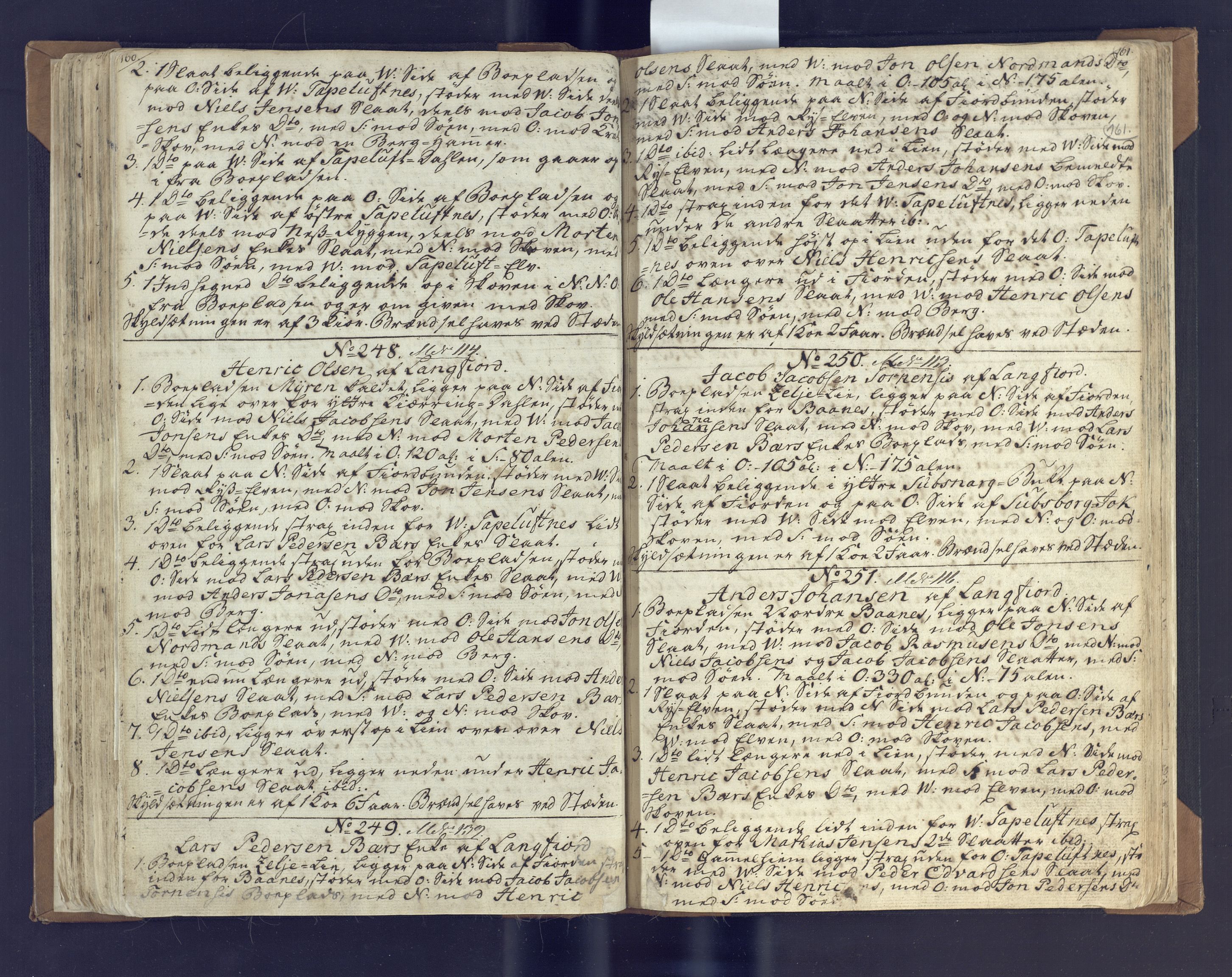 Fylkesmannen i Finnmark, SATØ/S-1120/1Coa/L2882: Landmålerprotokoll (i nærmagasinet/skannet), 1776-1845, p. 84