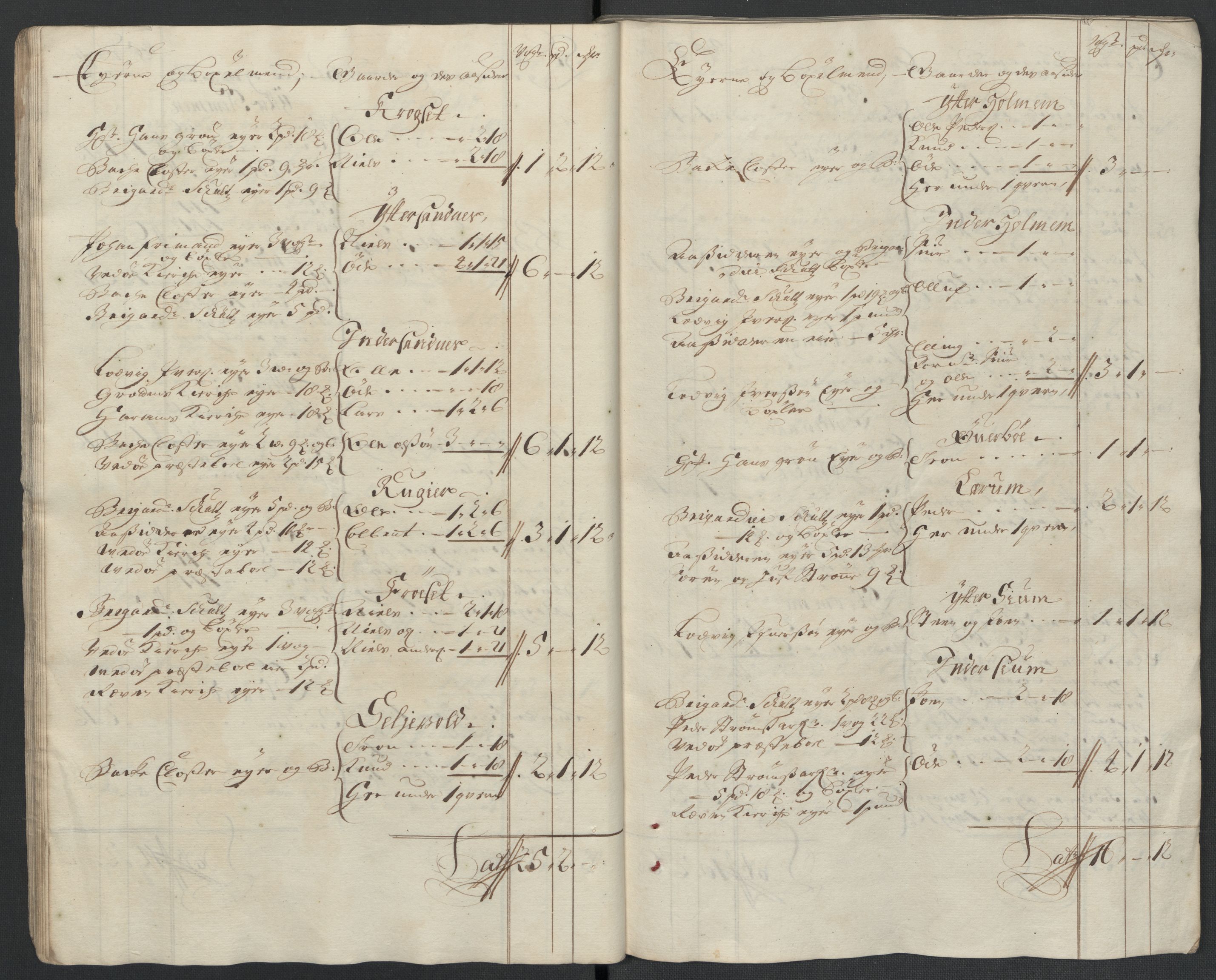 Rentekammeret inntil 1814, Reviderte regnskaper, Fogderegnskap, RA/EA-4092/R55/L3656: Fogderegnskap Romsdal, 1703-1705, p. 383