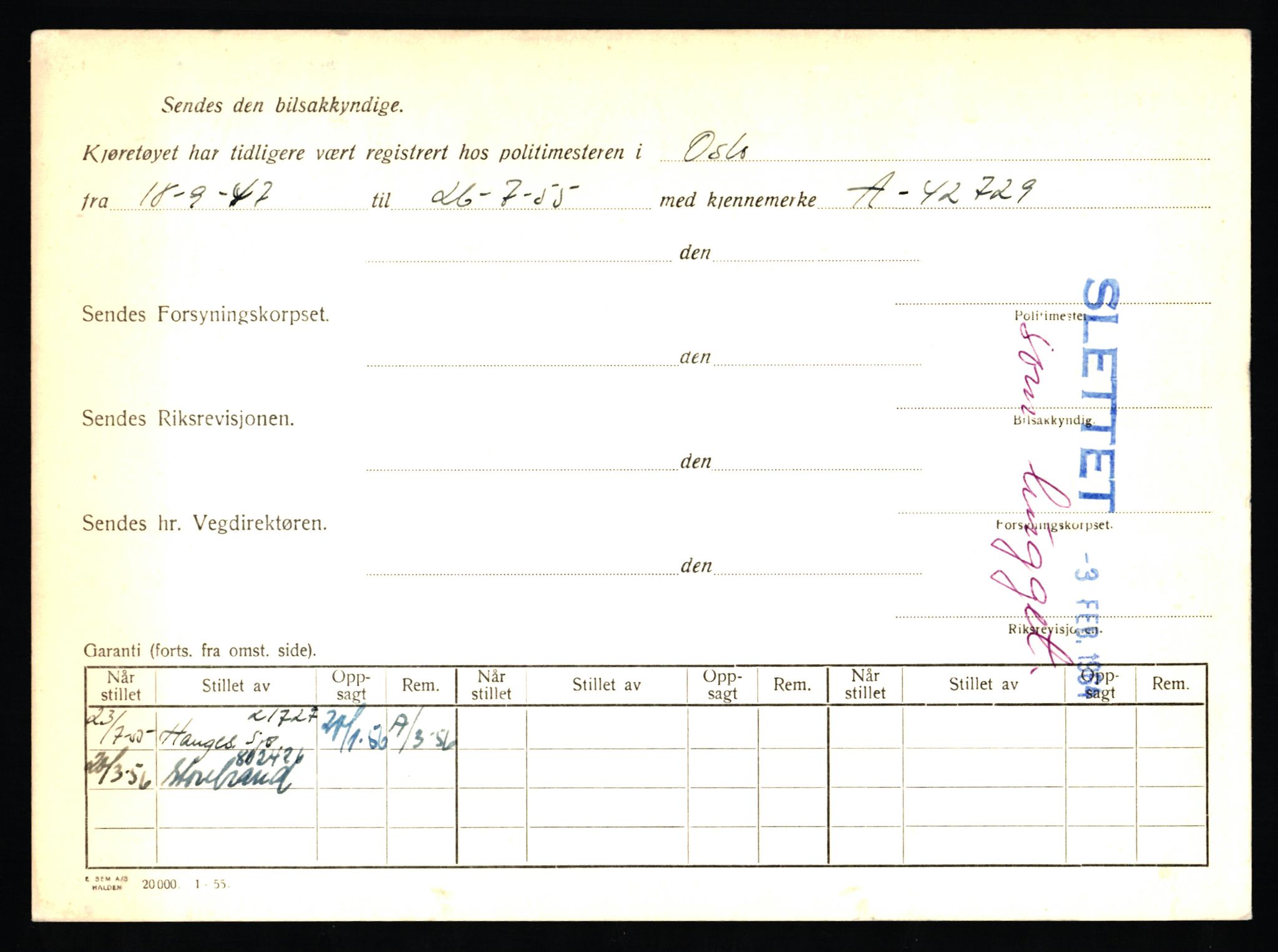 Stavanger trafikkstasjon, AV/SAST-A-101942/0/F/L0048: L-29100 - L-29899, 1930-1971, p. 808