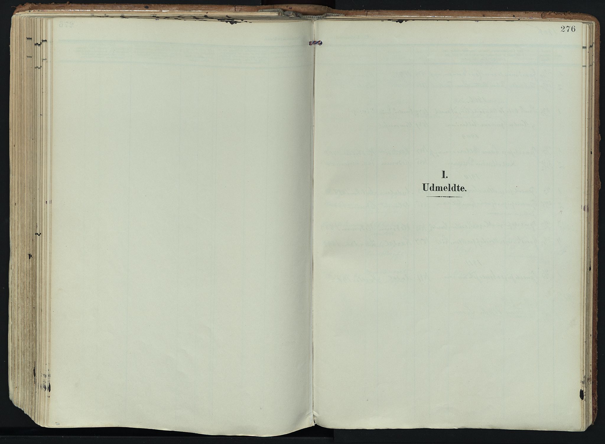 Hedrum kirkebøker, SAKO/A-344/F/Fa/L0010: Parish register (official) no. I 10, 1904-1918, p. 276