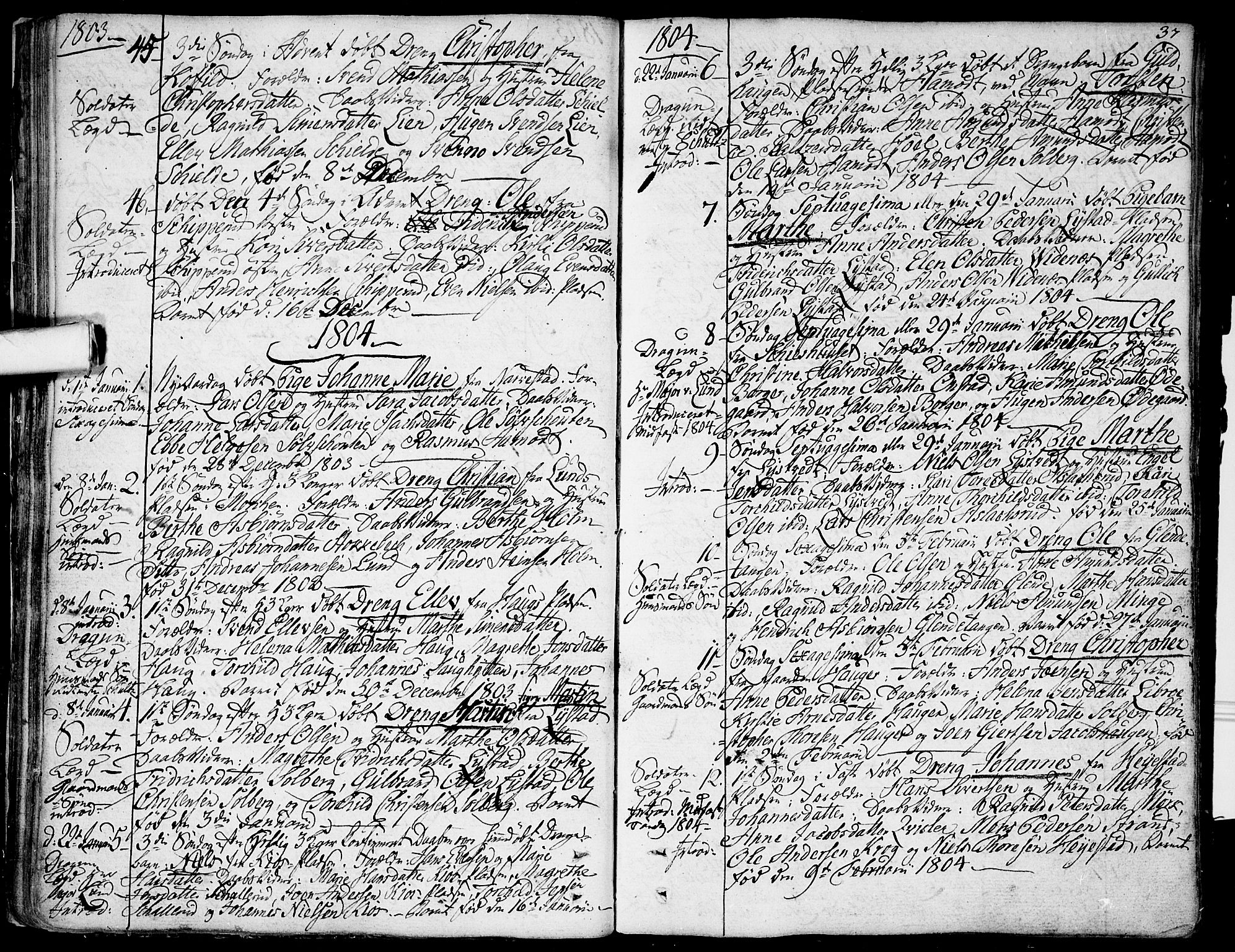 Skiptvet prestekontor Kirkebøker, AV/SAO-A-20009/F/Fa/L0004: Parish register (official) no. 4, 1794-1814, p. 37