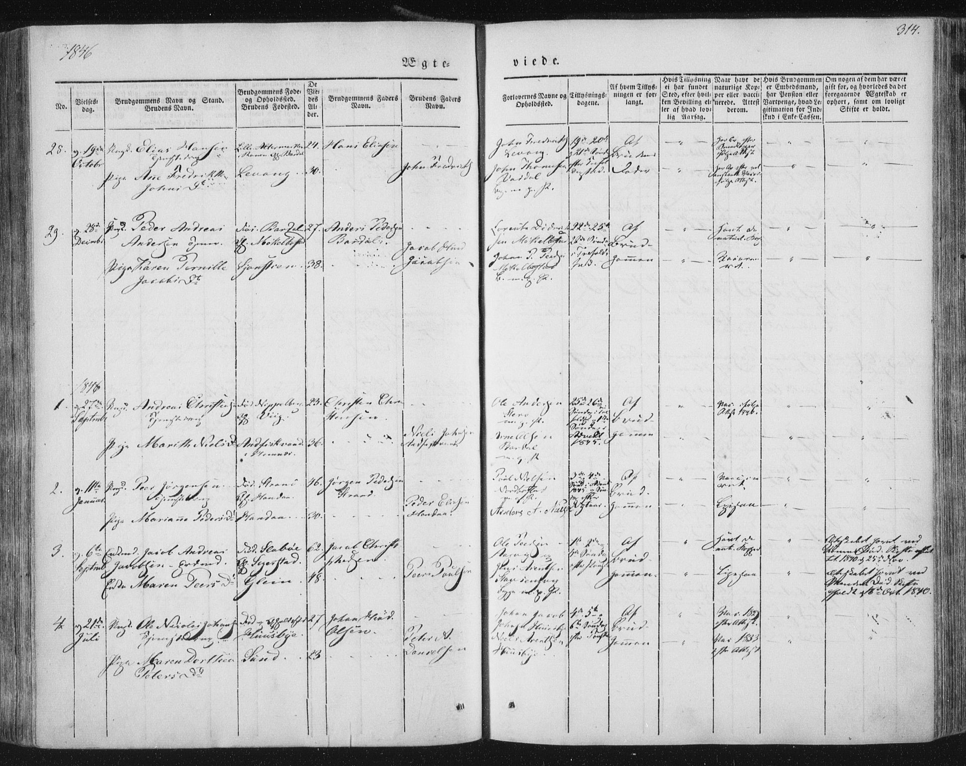 Ministerialprotokoller, klokkerbøker og fødselsregistre - Nordland, AV/SAT-A-1459/838/L0549: Parish register (official) no. 838A07, 1840-1854, p. 314