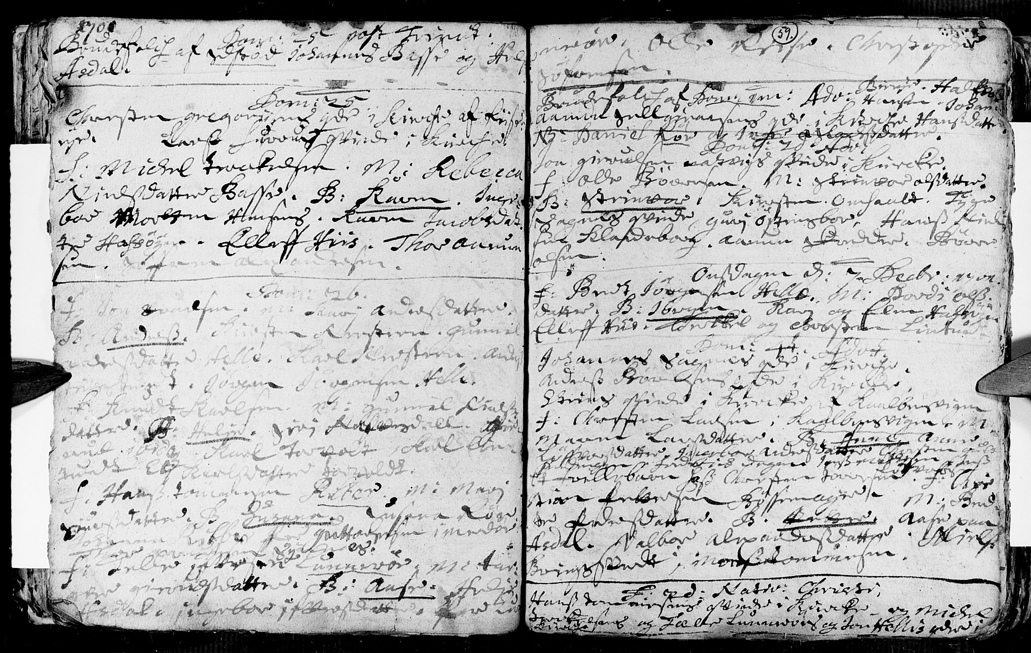 Øyestad sokneprestkontor, AV/SAK-1111-0049/F/Fa/L0002: Parish register (official) no. A 2, 1692-1722, p. 59