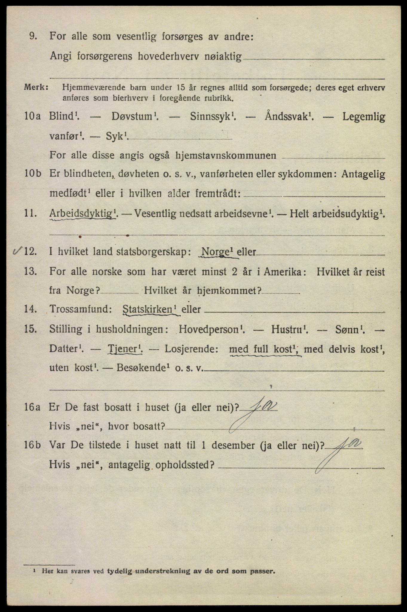 SAO, 1920 census for Kristiania, 1920, p. 618058