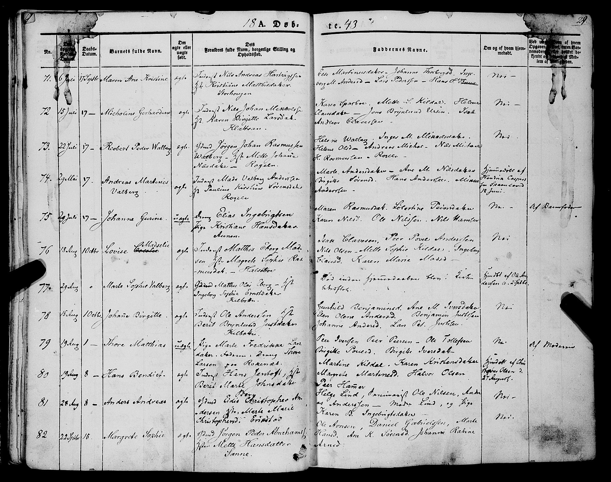 Trondenes sokneprestkontor, SATØ/S-1319/H/Ha/L0009kirke: Parish register (official) no. 9, 1841-1852, p. 29