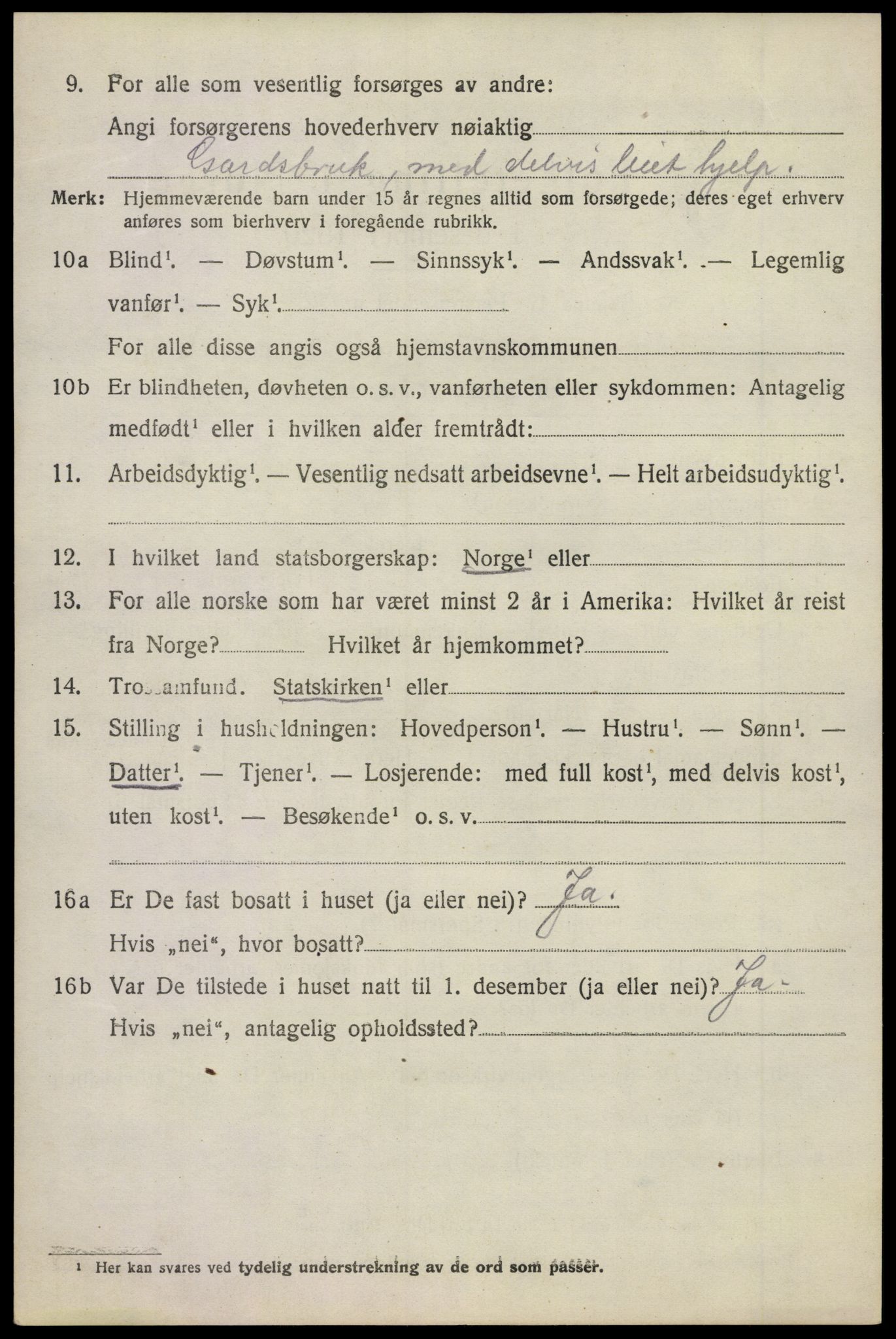 SAKO, 1920 census for Sem, 1920, p. 7080