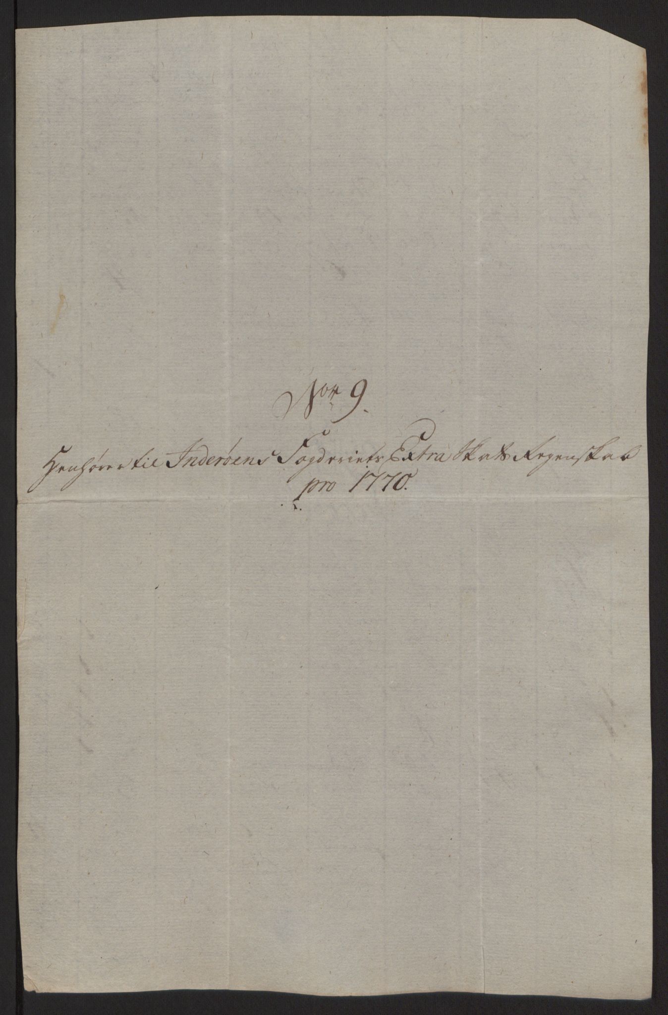 Rentekammeret inntil 1814, Reviderte regnskaper, Fogderegnskap, AV/RA-EA-4092/R63/L4420: Ekstraskatten Inderøy, 1762-1772, p. 404