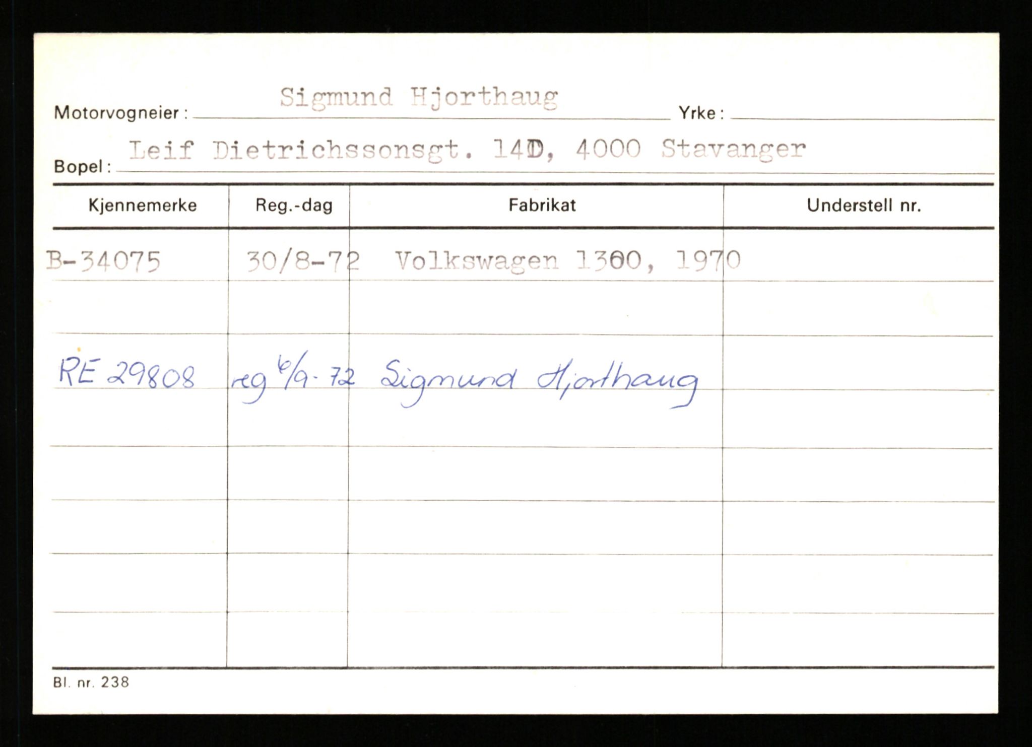 Stavanger trafikkstasjon, AV/SAST-A-101942/0/G/L0005: Registreringsnummer: 23000 - 34245, 1930-1971, p. 3434