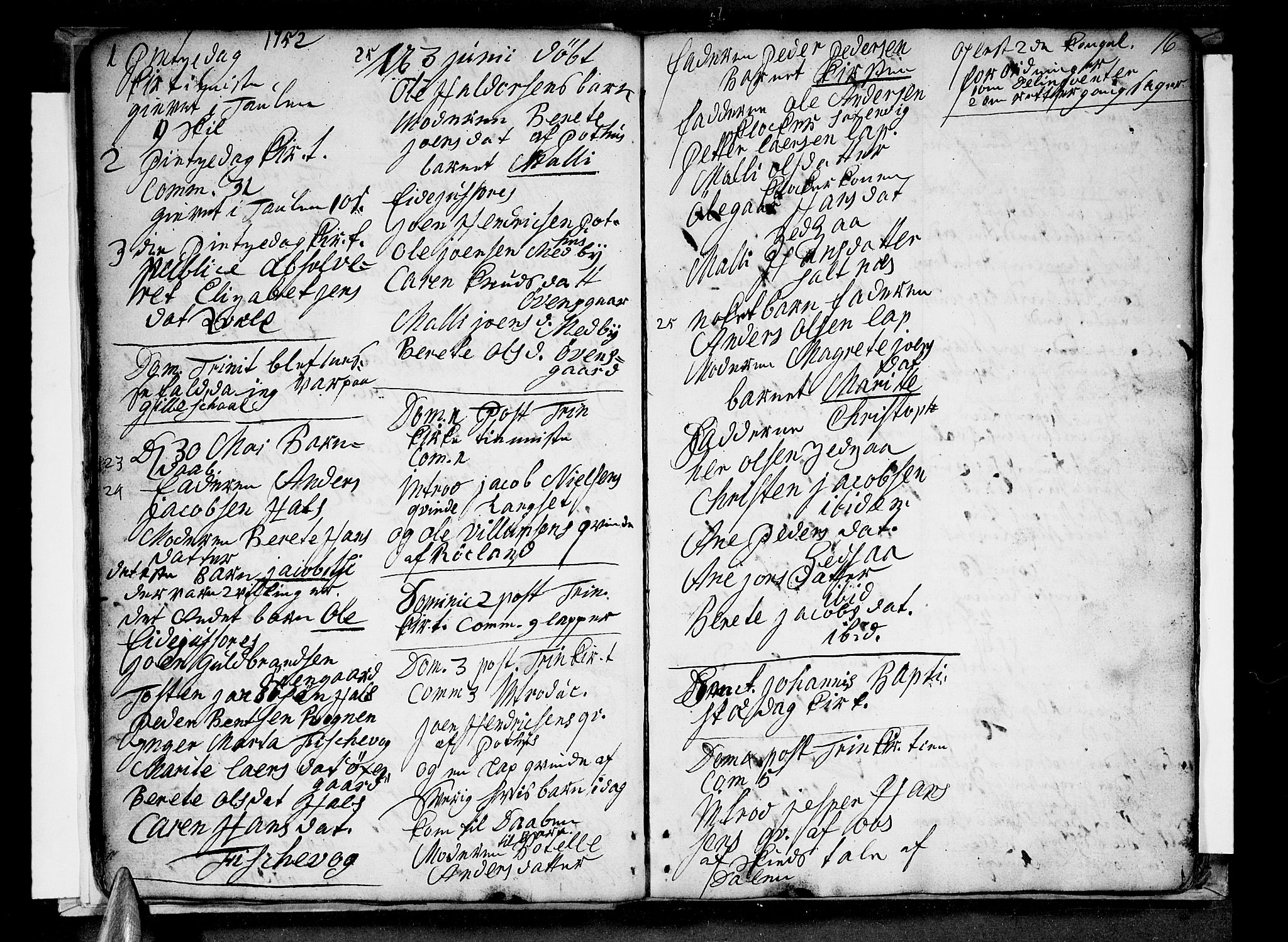 Ministerialprotokoller, klokkerbøker og fødselsregistre - Nordland, AV/SAT-A-1459/847/L0663: Parish register (official) no. 847A03, 1749-1770, p. 16