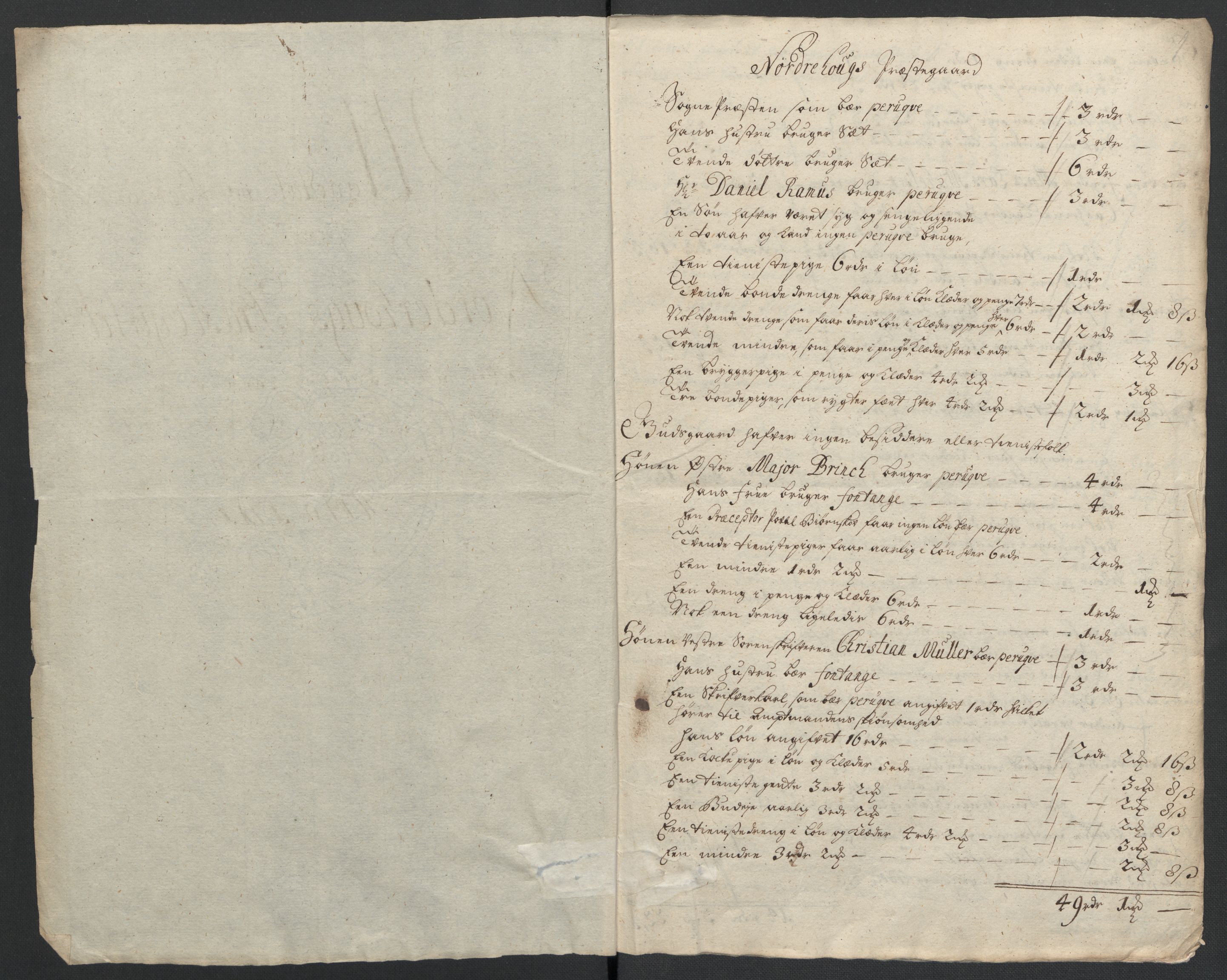 Rentekammeret inntil 1814, Reviderte regnskaper, Fogderegnskap, RA/EA-4092/R23/L1469: Fogderegnskap Ringerike og Hallingdal, 1711, p. 296