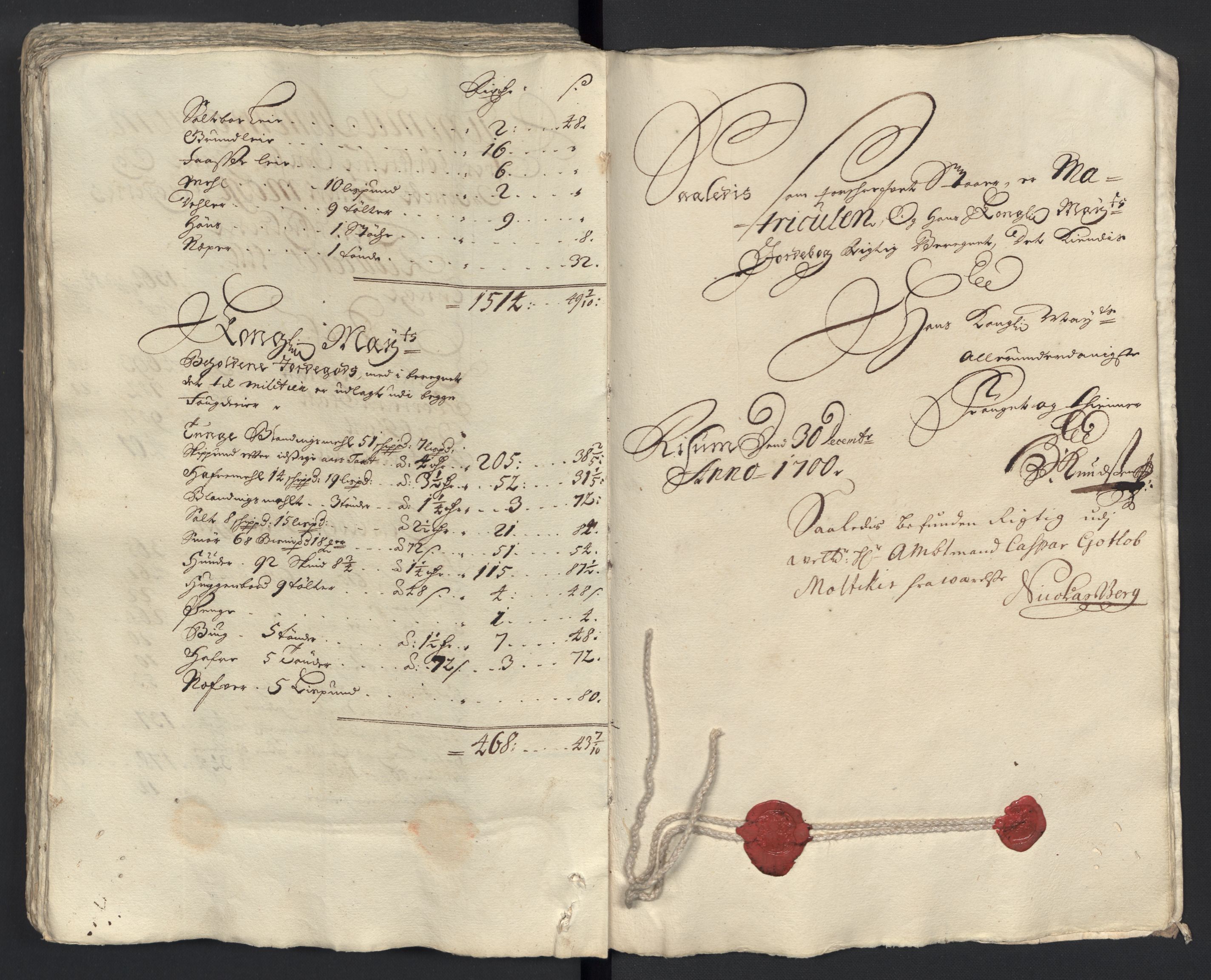 Rentekammeret inntil 1814, Reviderte regnskaper, Fogderegnskap, AV/RA-EA-4092/R04/L0129: Fogderegnskap Moss, Onsøy, Tune, Veme og Åbygge, 1700, p. 257