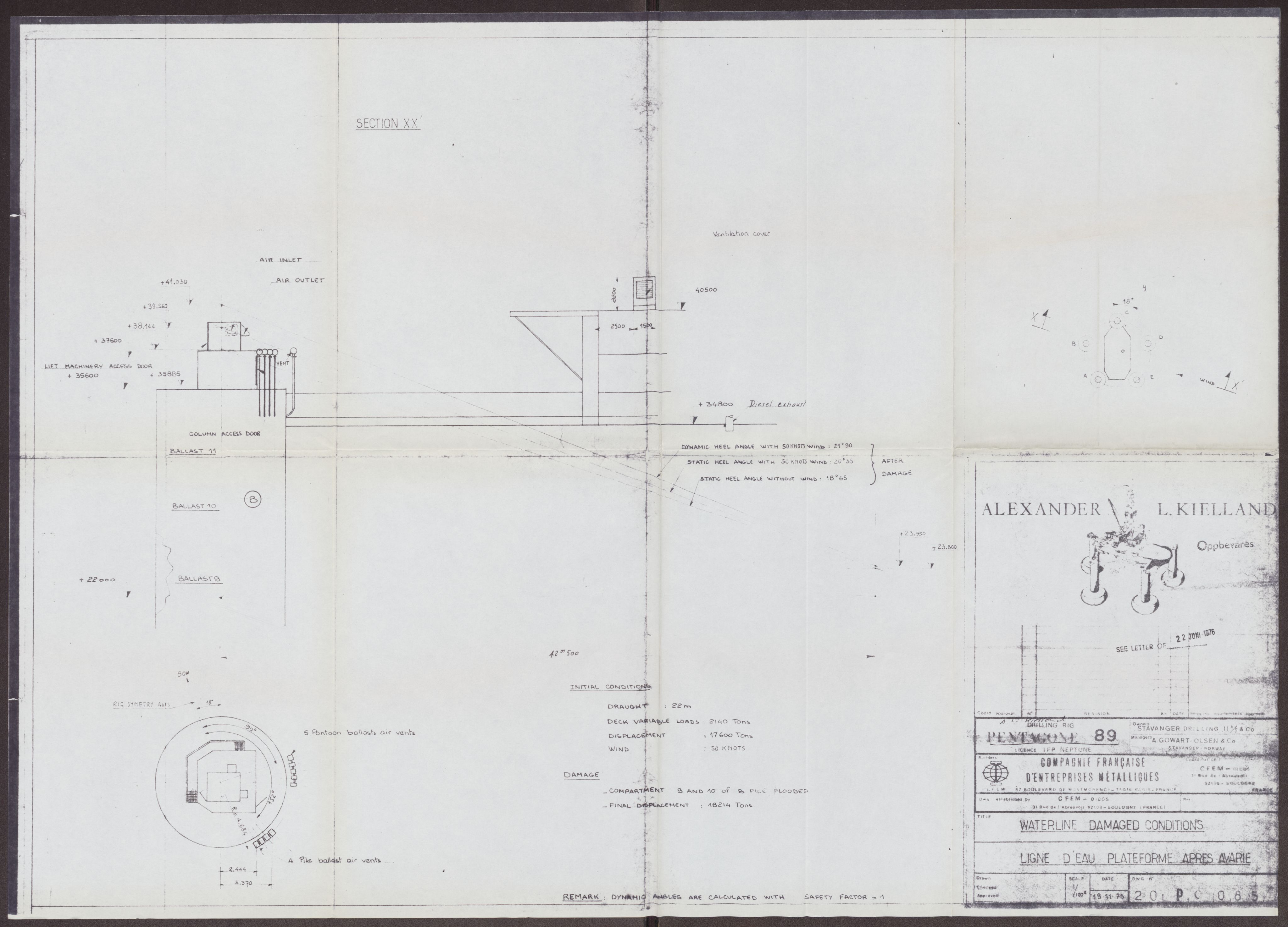 Justisdepartementet, Granskningskommisjonen ved Alexander Kielland-ulykken 27.3.1980, RA/S-1165/D/L0008: D Forex Neptune (D9 av 9)/E CFEM (E12-E14 av 35), 1980-1981, p. 11