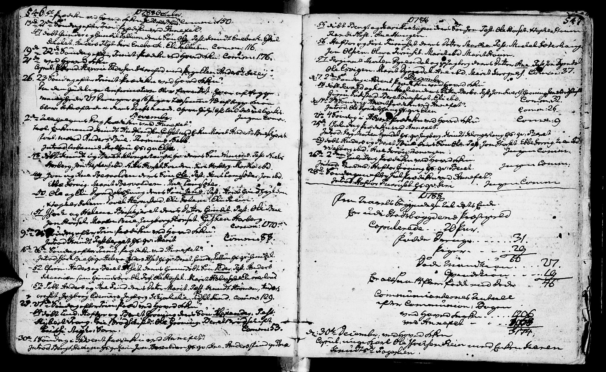 Ministerialprotokoller, klokkerbøker og fødselsregistre - Sør-Trøndelag, SAT/A-1456/646/L0605: Parish register (official) no. 646A03, 1751-1790, p. 546-547