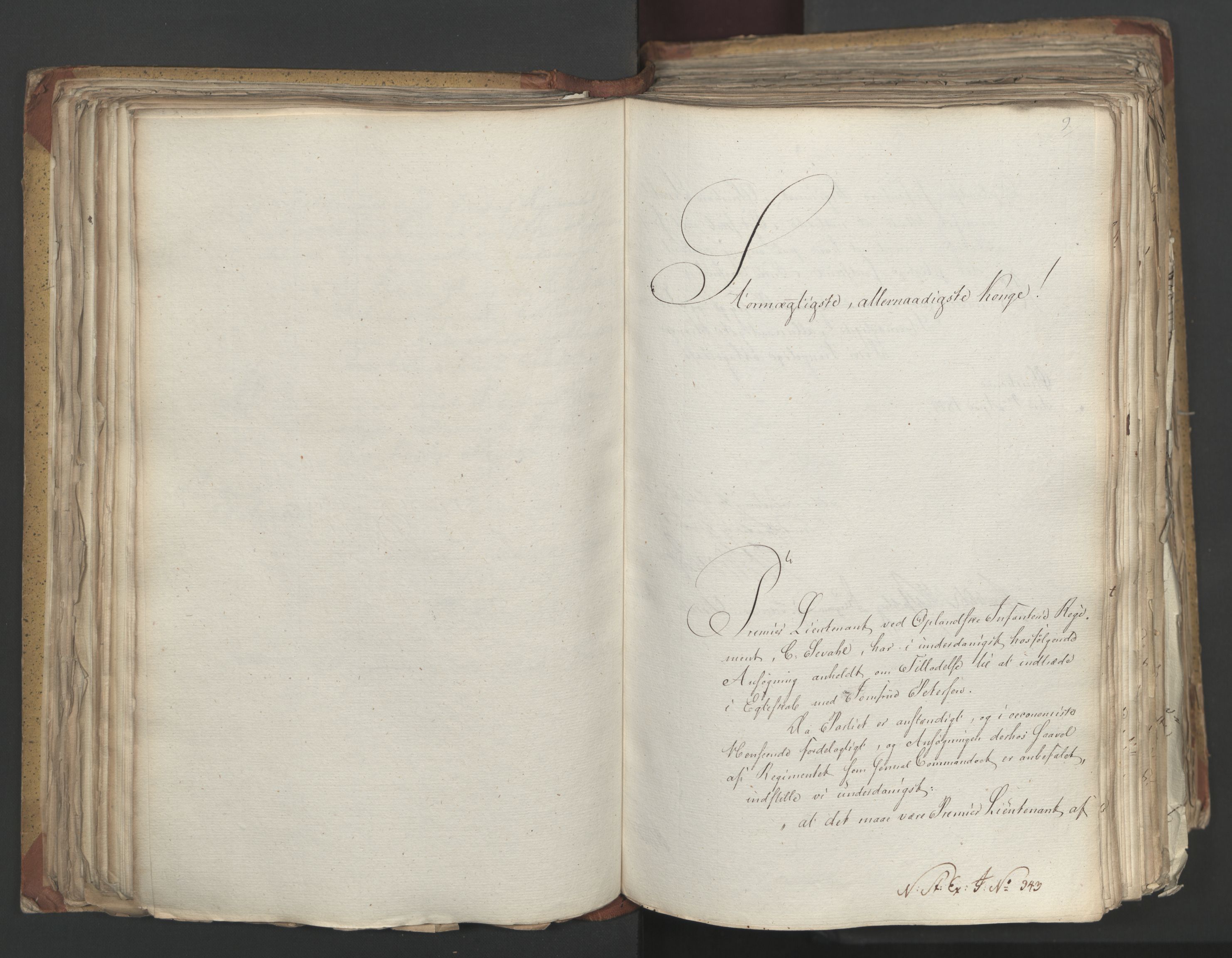 Statsrådsavdelingen i Stockholm, AV/RA-S-1003/D/Da/L0002: Regjeringsinnstillinger nr. 263-518, 1815, p. 158