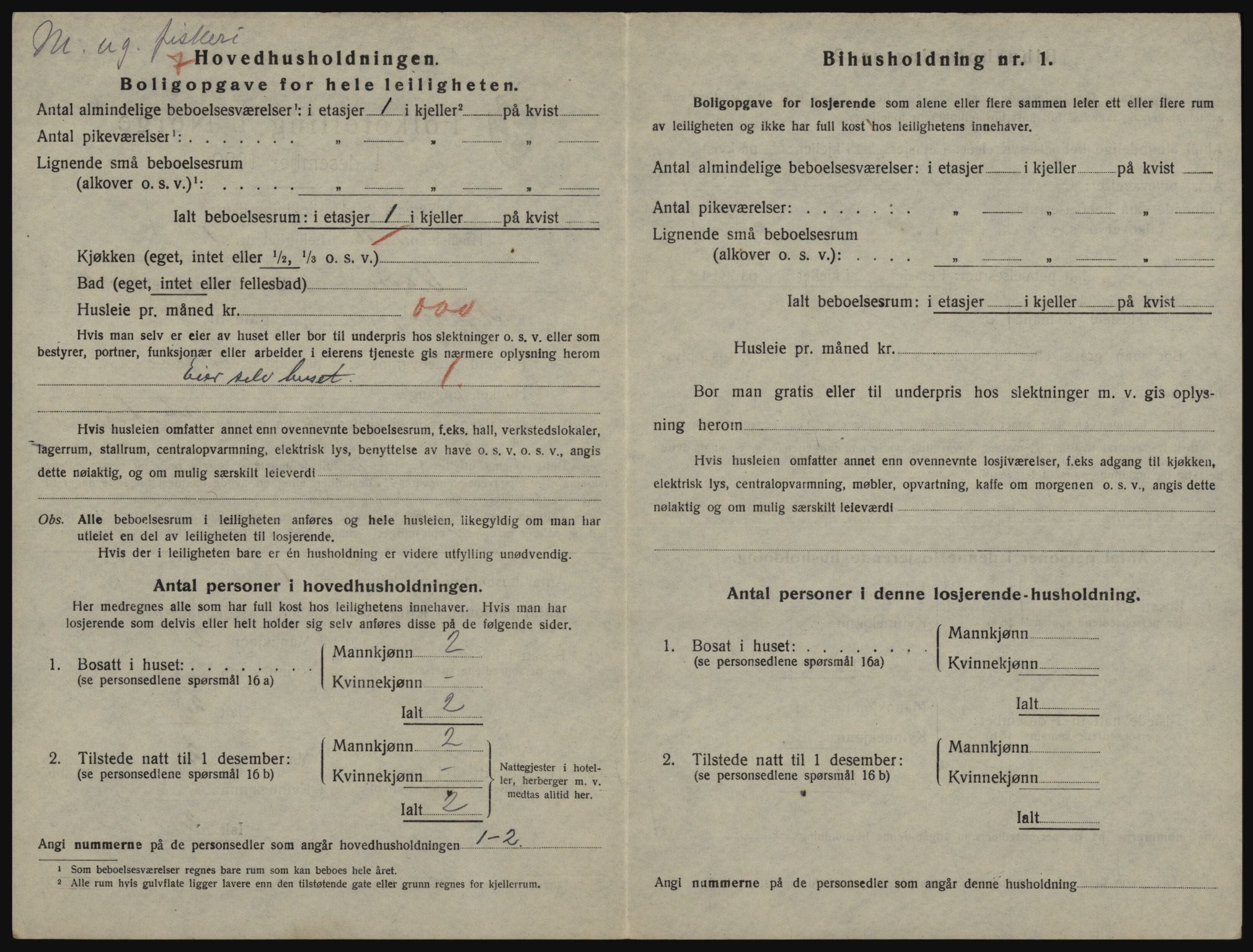 SATØ, 1920 census for Vadsø, 1920, p. 1185