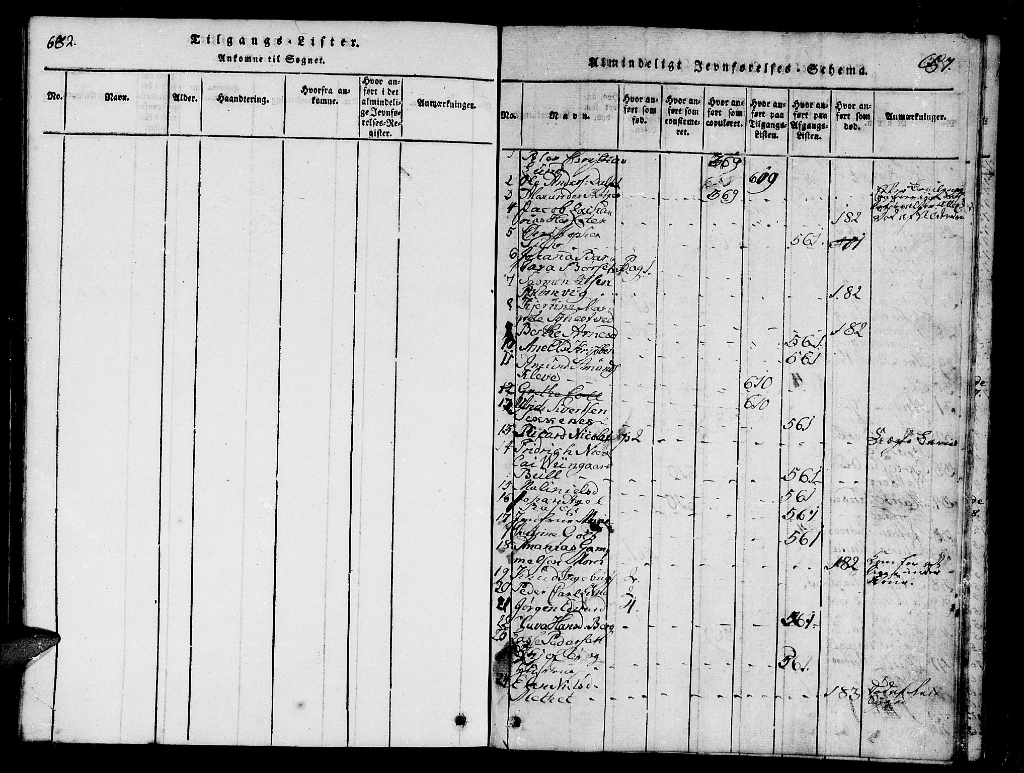 Ministerialprotokoller, klokkerbøker og fødselsregistre - Møre og Romsdal, SAT/A-1454/558/L0700: Parish register (copy) no. 558C01, 1818-1868, p. 656-657