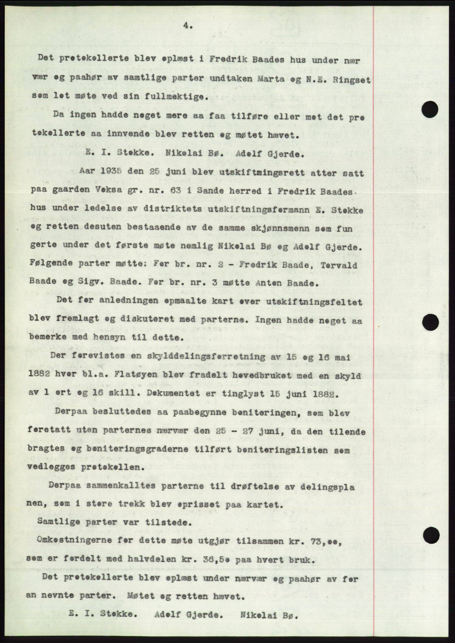 Søre Sunnmøre sorenskriveri, AV/SAT-A-4122/1/2/2C/L0062: Mortgage book no. 56, 1936-1937, Diary no: : 59/1937