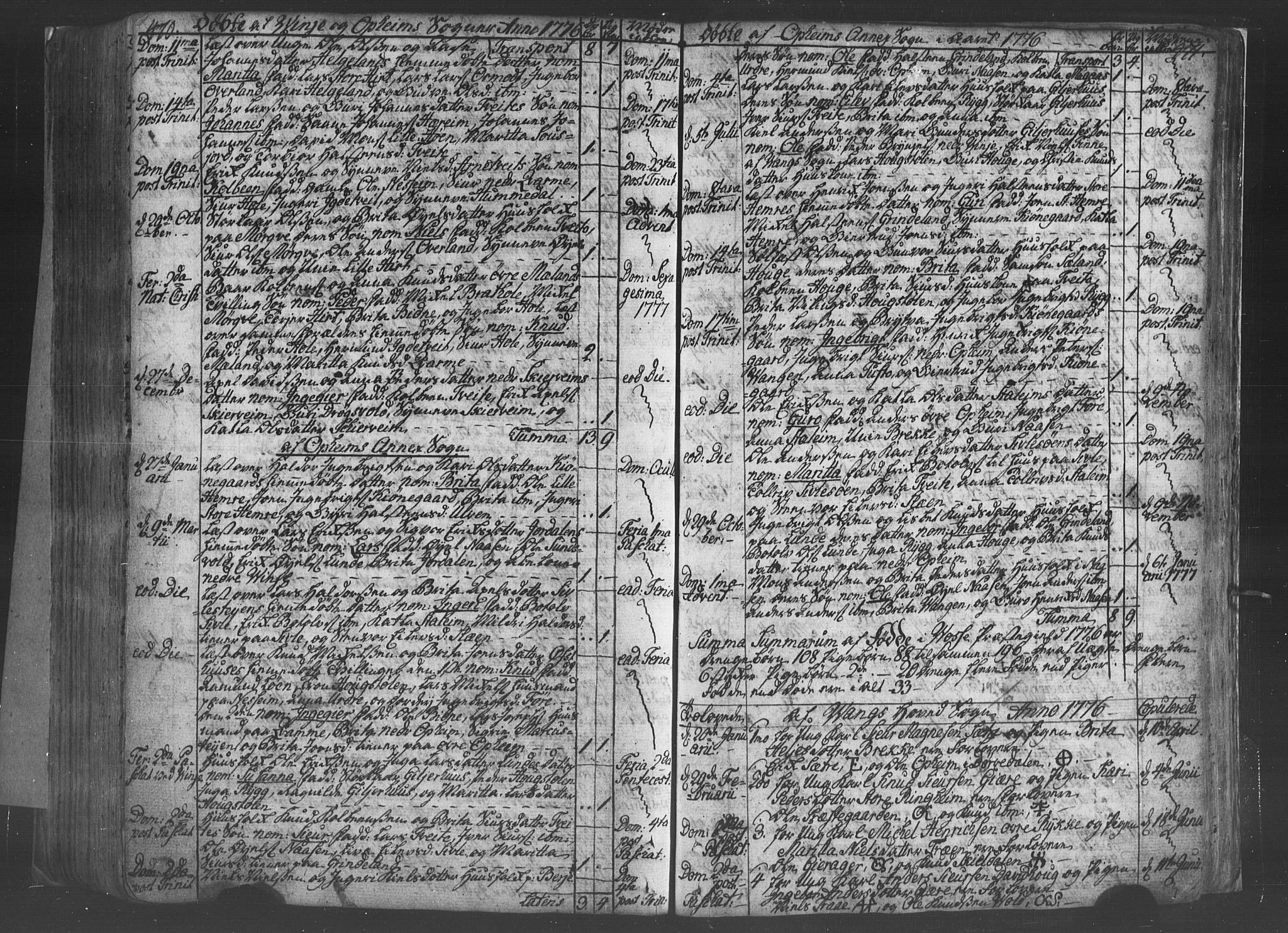 Voss sokneprestembete, SAB/A-79001/H/Haa: Parish register (official) no. A 8, 1752-1780, p. 470-471