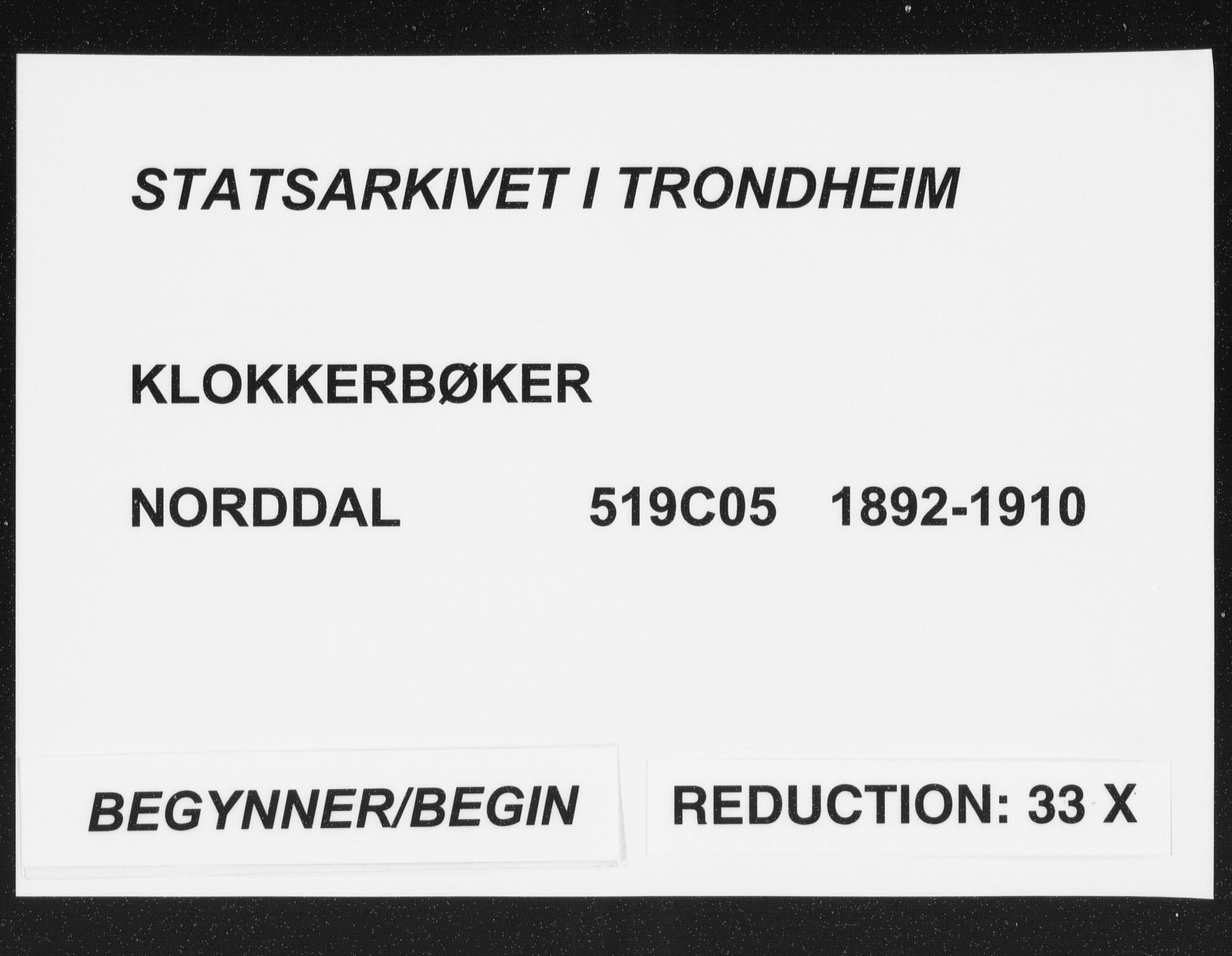 Ministerialprotokoller, klokkerbøker og fødselsregistre - Møre og Romsdal, SAT/A-1454/519/L0264: Parish register (copy) no. 519C05, 1892-1910