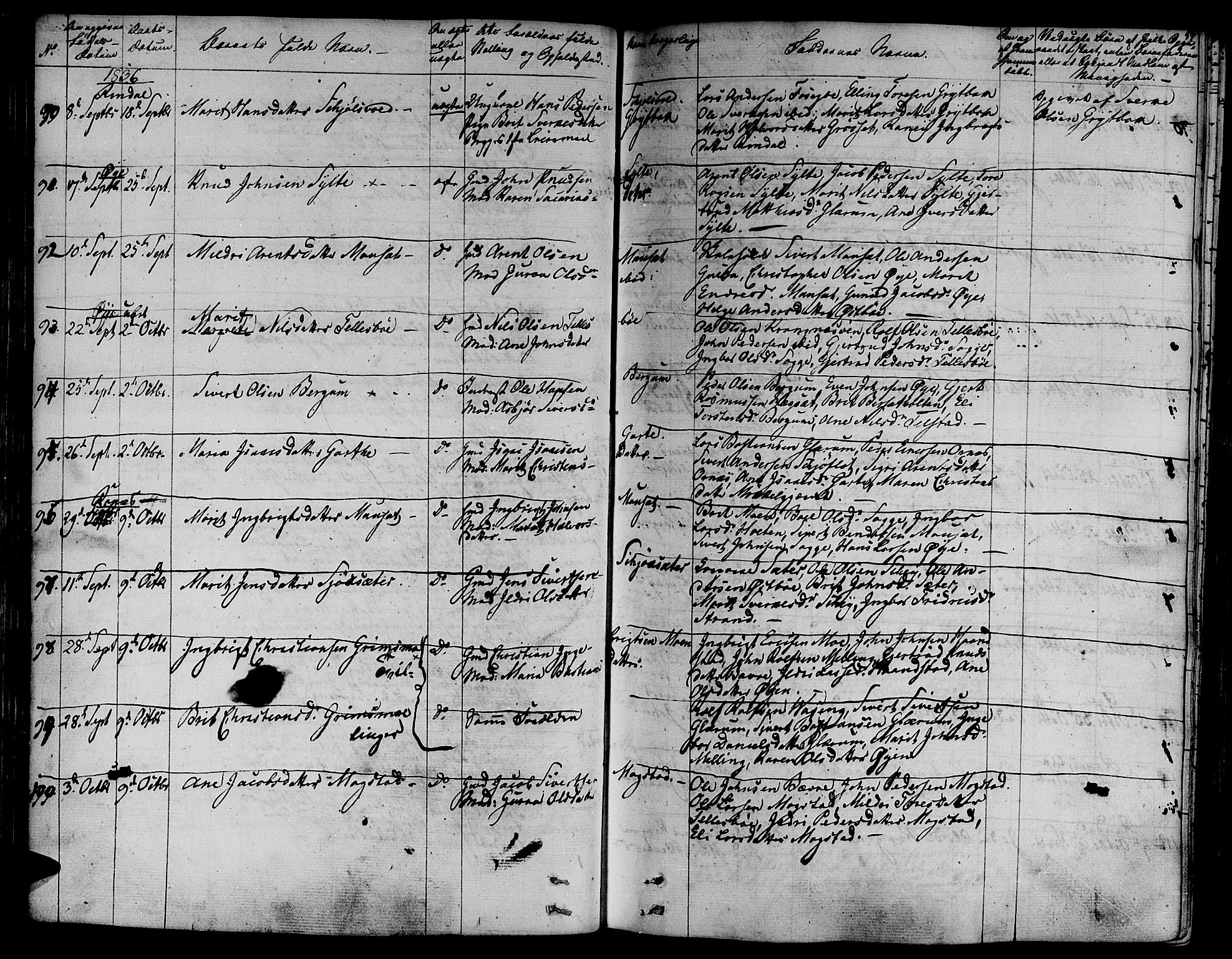 Ministerialprotokoller, klokkerbøker og fødselsregistre - Møre og Romsdal, AV/SAT-A-1454/595/L1042: Parish register (official) no. 595A04, 1829-1843, p. 57