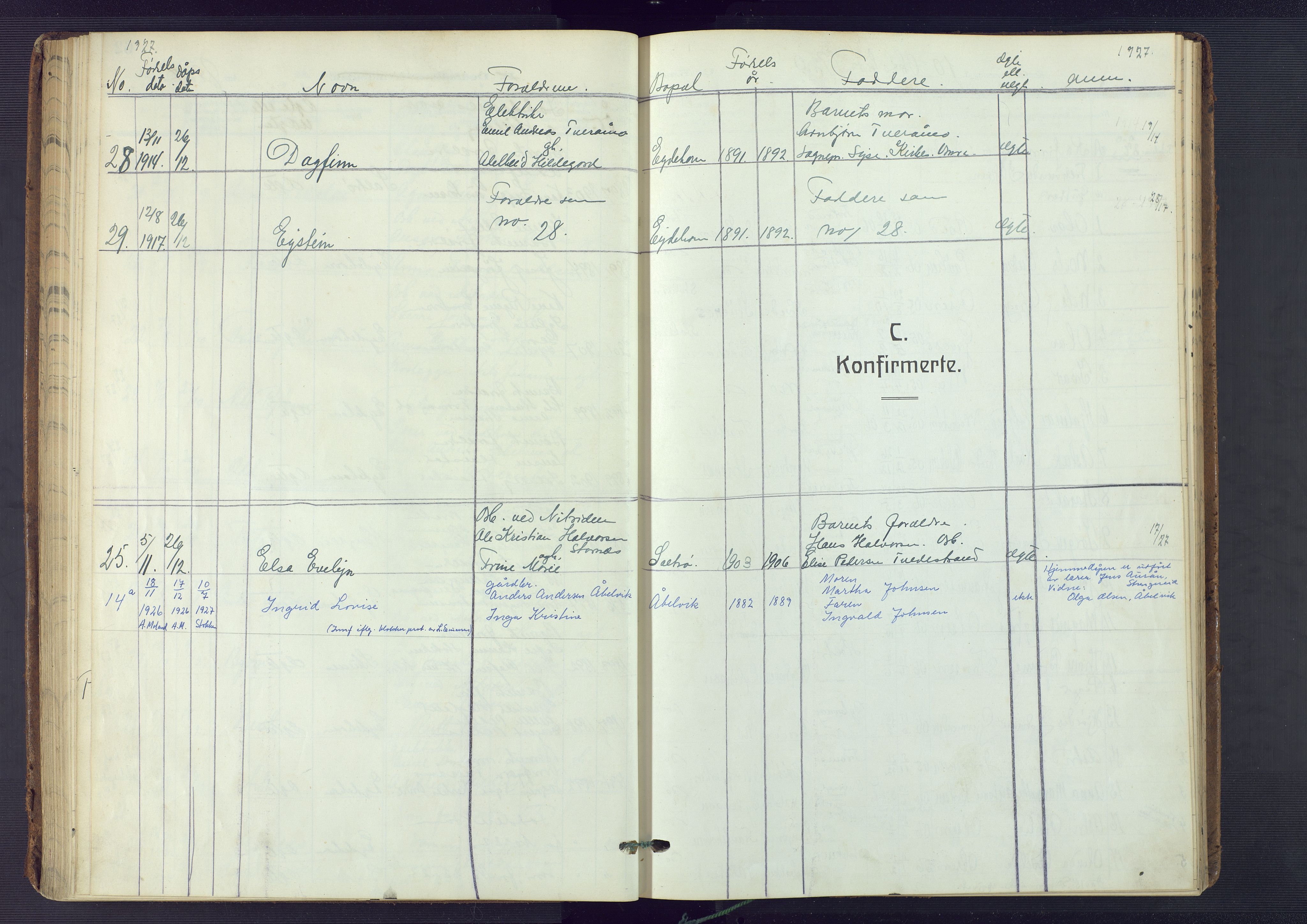 Austre Moland sokneprestkontor, AV/SAK-1111-0001/F/Fa/Fab/L0003: Parish register (official) no. A 3, 1914-1927