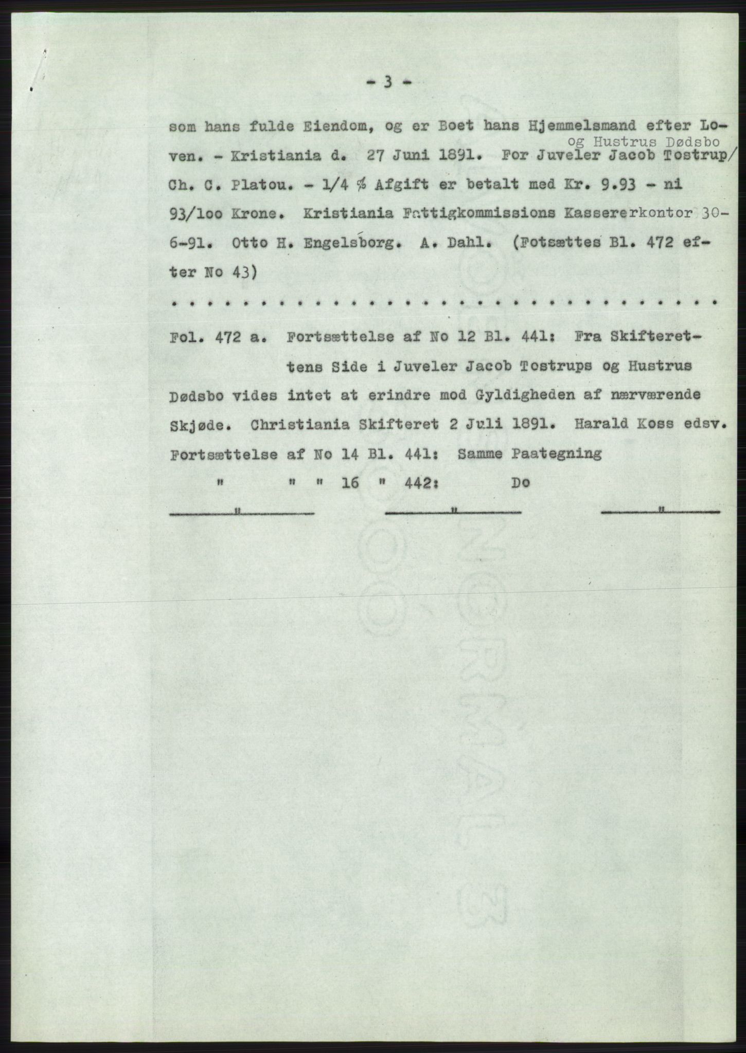 Statsarkivet i Oslo, SAO/A-10621/Z/Zd/L0015: Avskrifter, j.nr 2-699/1962, 1962, p. 373