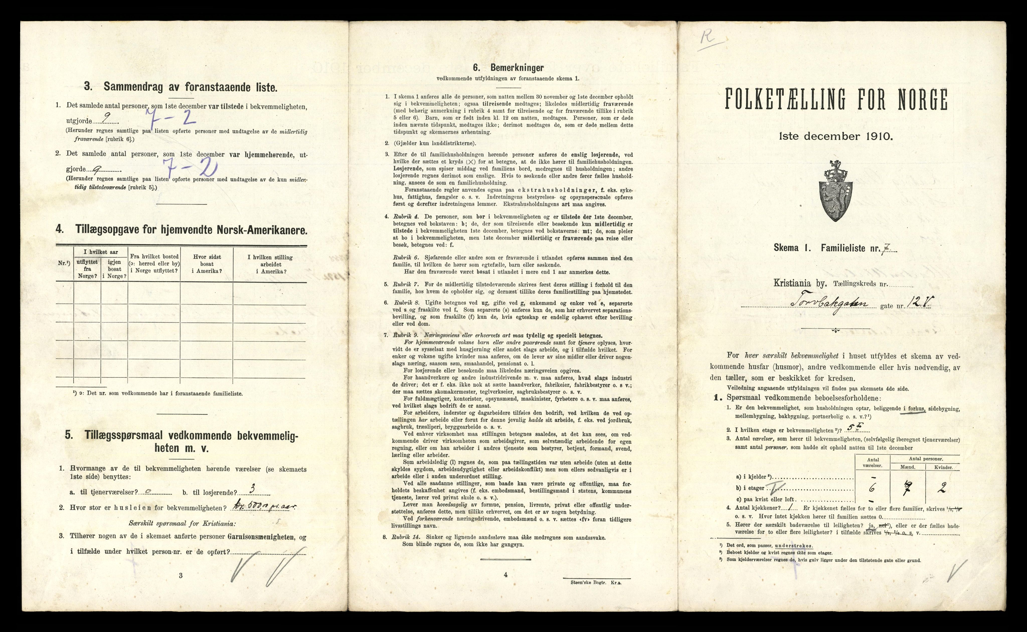 RA, 1910 census for Kristiania, 1910, p. 109689