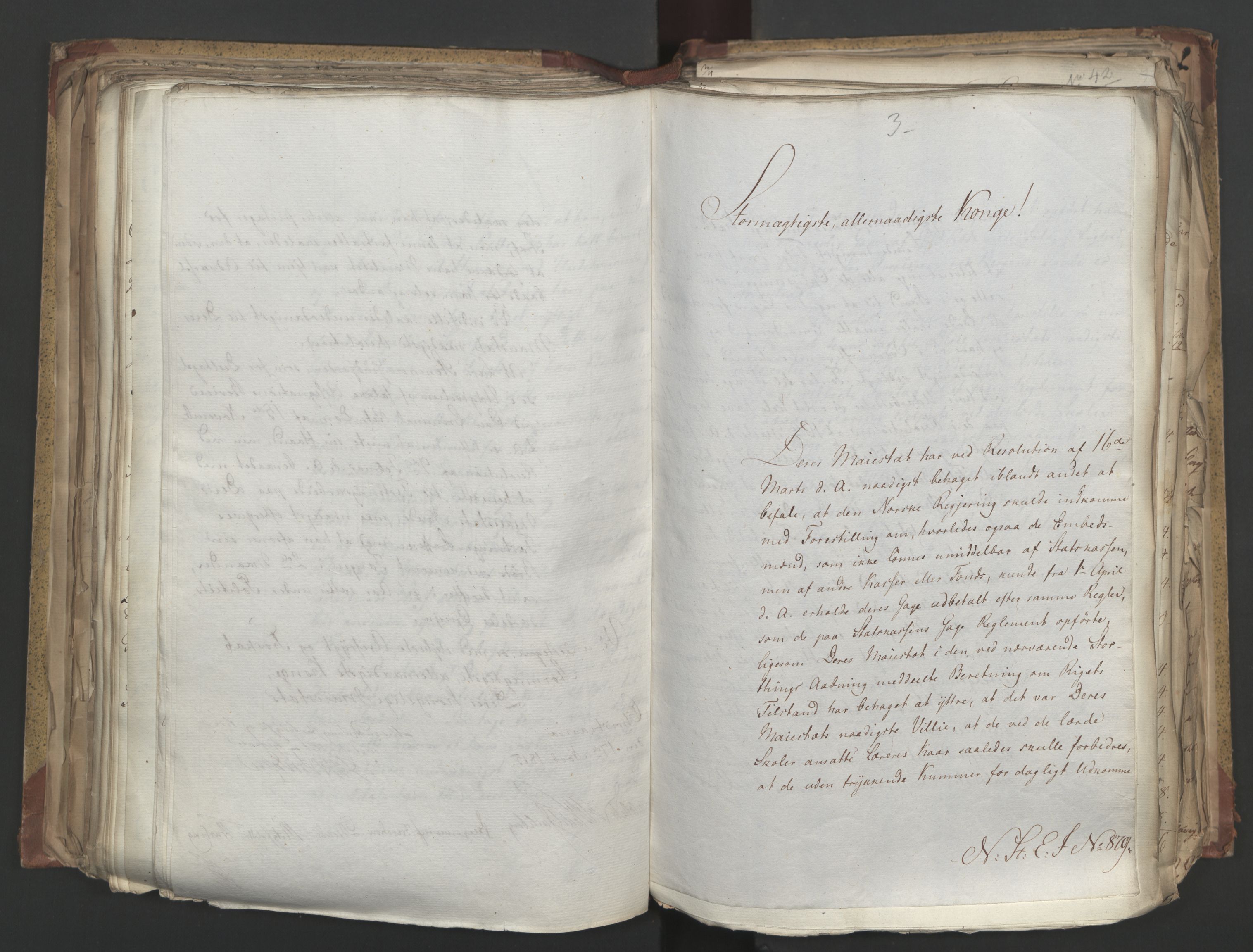 Statsrådsavdelingen i Stockholm, AV/RA-S-1003/D/Da/L0004: Regjeringsinnstillinger nr. 788-999, 1815, p. 226
