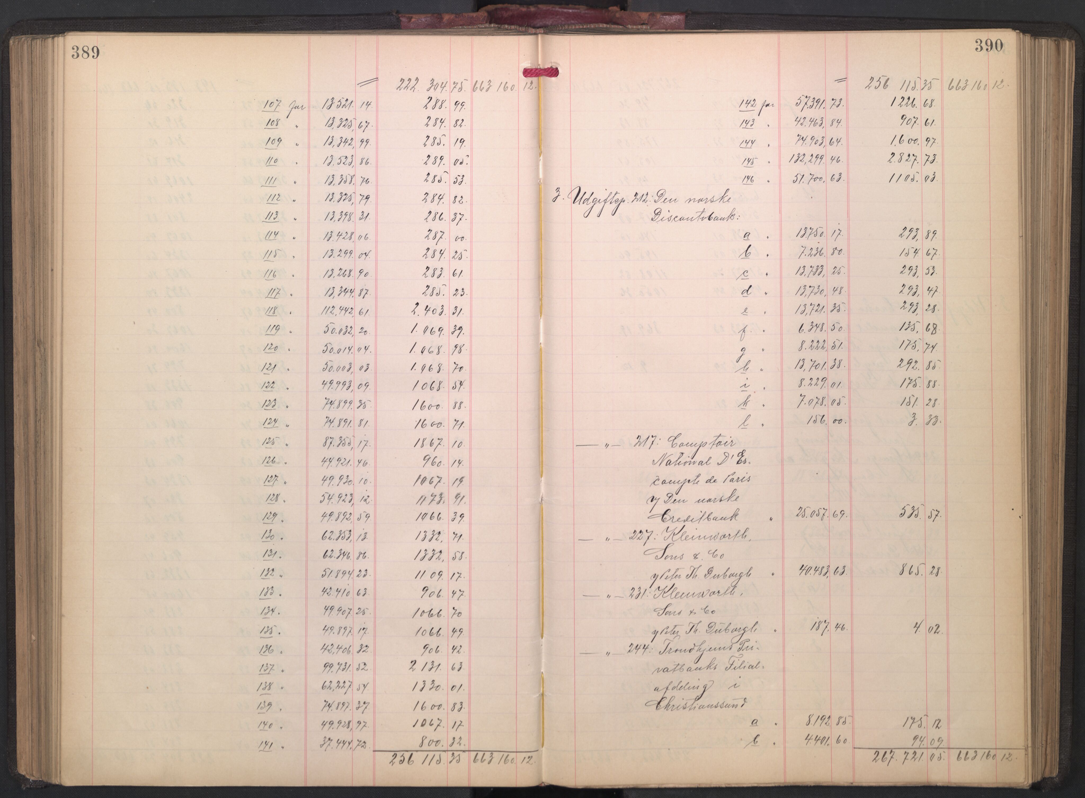 Oslo skifterett, AV/SAO-A-10383/H/Hd/Hdd/L0003: Skifteutlodningsprotokoll for konkursbo, 1904-1908, p. 389-390