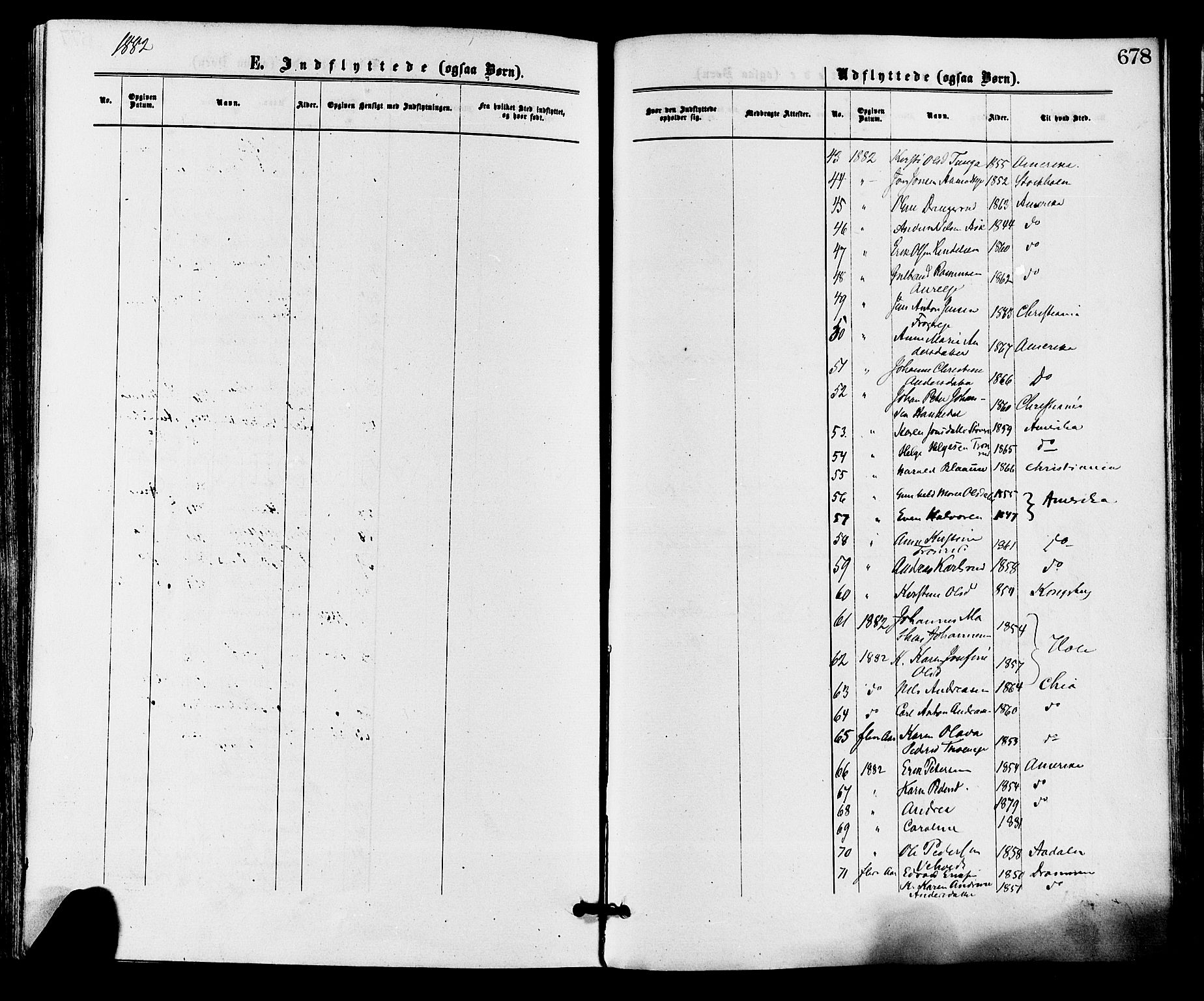 Norderhov kirkebøker, AV/SAKO-A-237/F/Fa/L0015: Parish register (official) no. 15, 1875-1884, p. 678