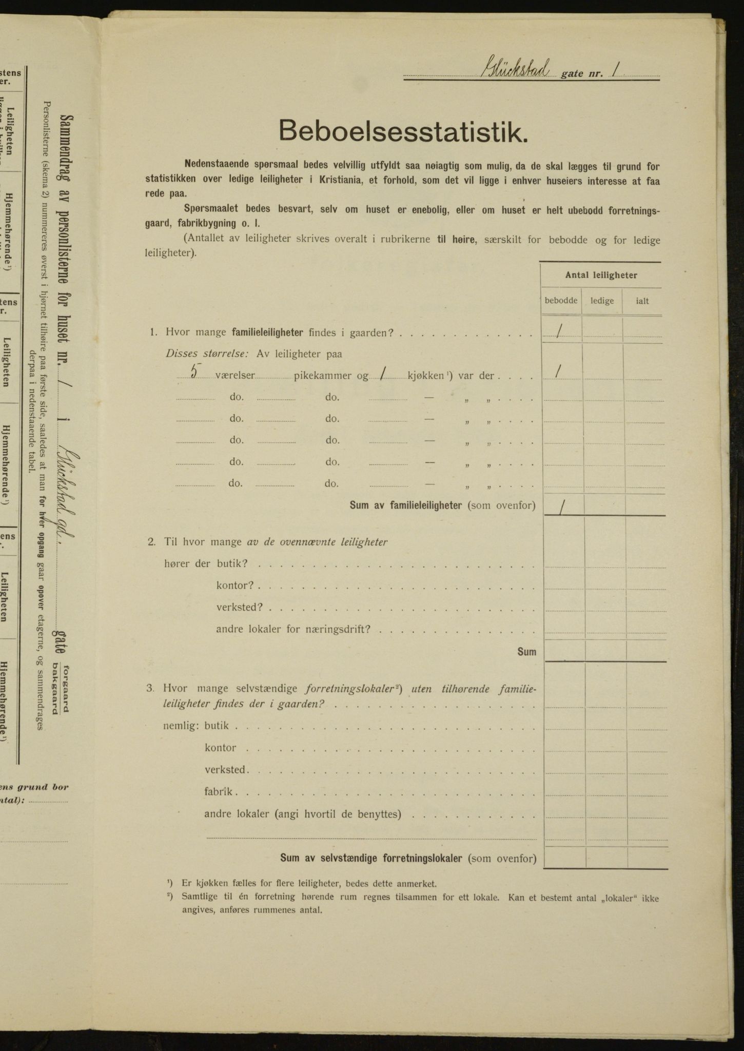 OBA, Municipal Census 1912 for Kristiania, 1912, p. 29176