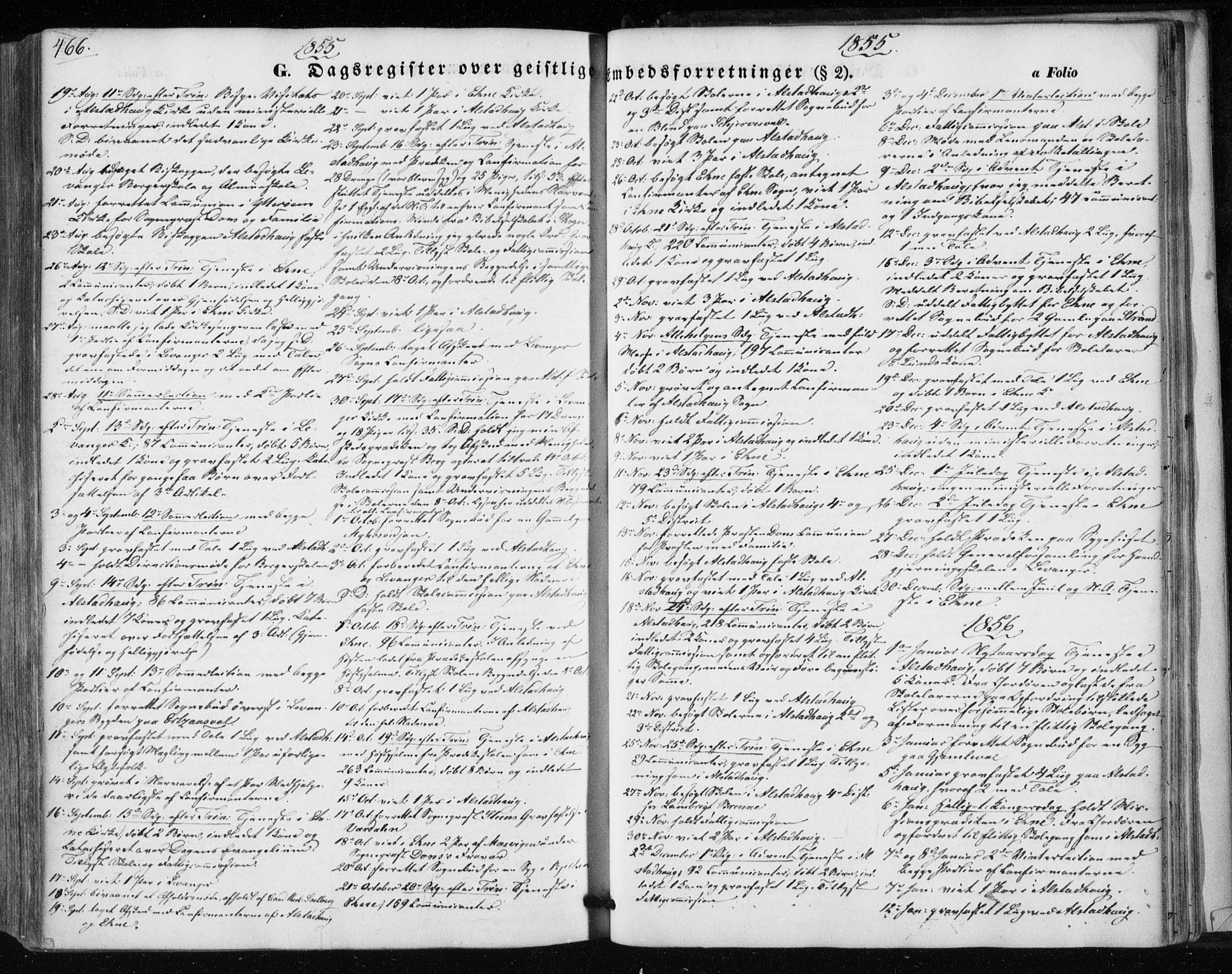 Ministerialprotokoller, klokkerbøker og fødselsregistre - Nord-Trøndelag, SAT/A-1458/717/L0154: Parish register (official) no. 717A07 /1, 1850-1862, p. 466