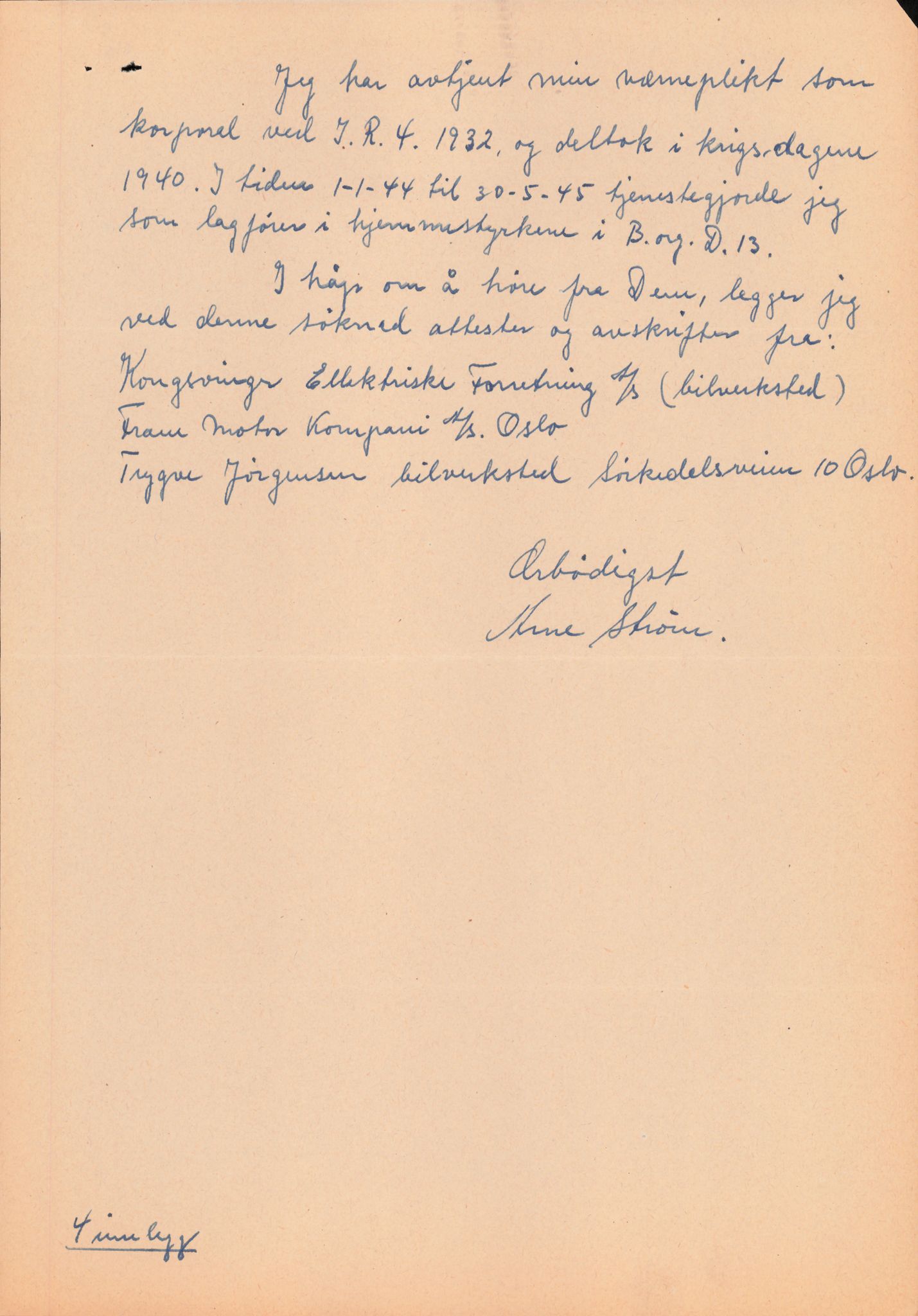 Forsvaret, Forsvarets overkommando/Luftforsvarsstaben, RA/RAFA-4079/P/Pa/L0028: Personellpapirer, 1911, p. 191