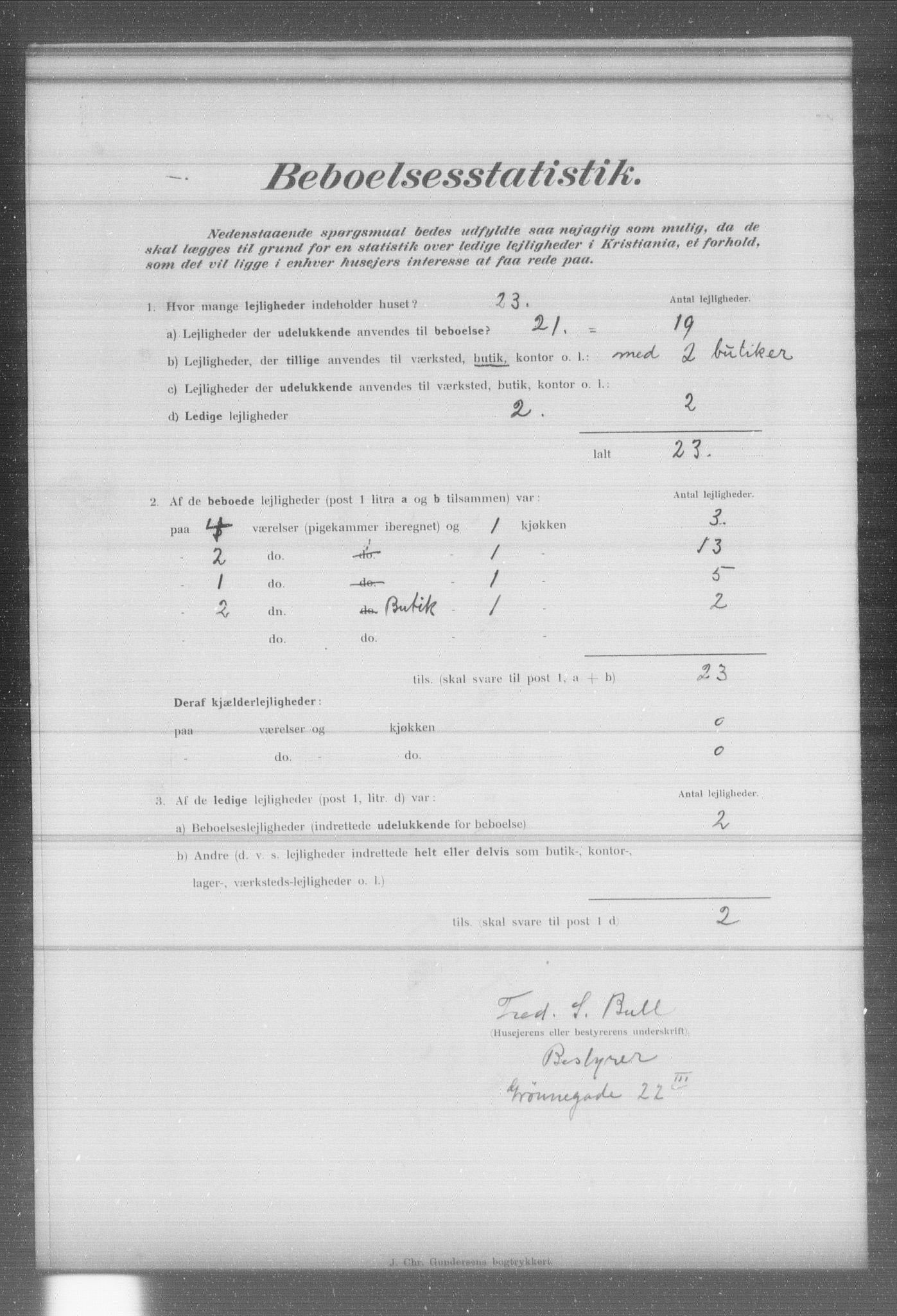 OBA, Municipal Census 1902 for Kristiania, 1902, p. 9400