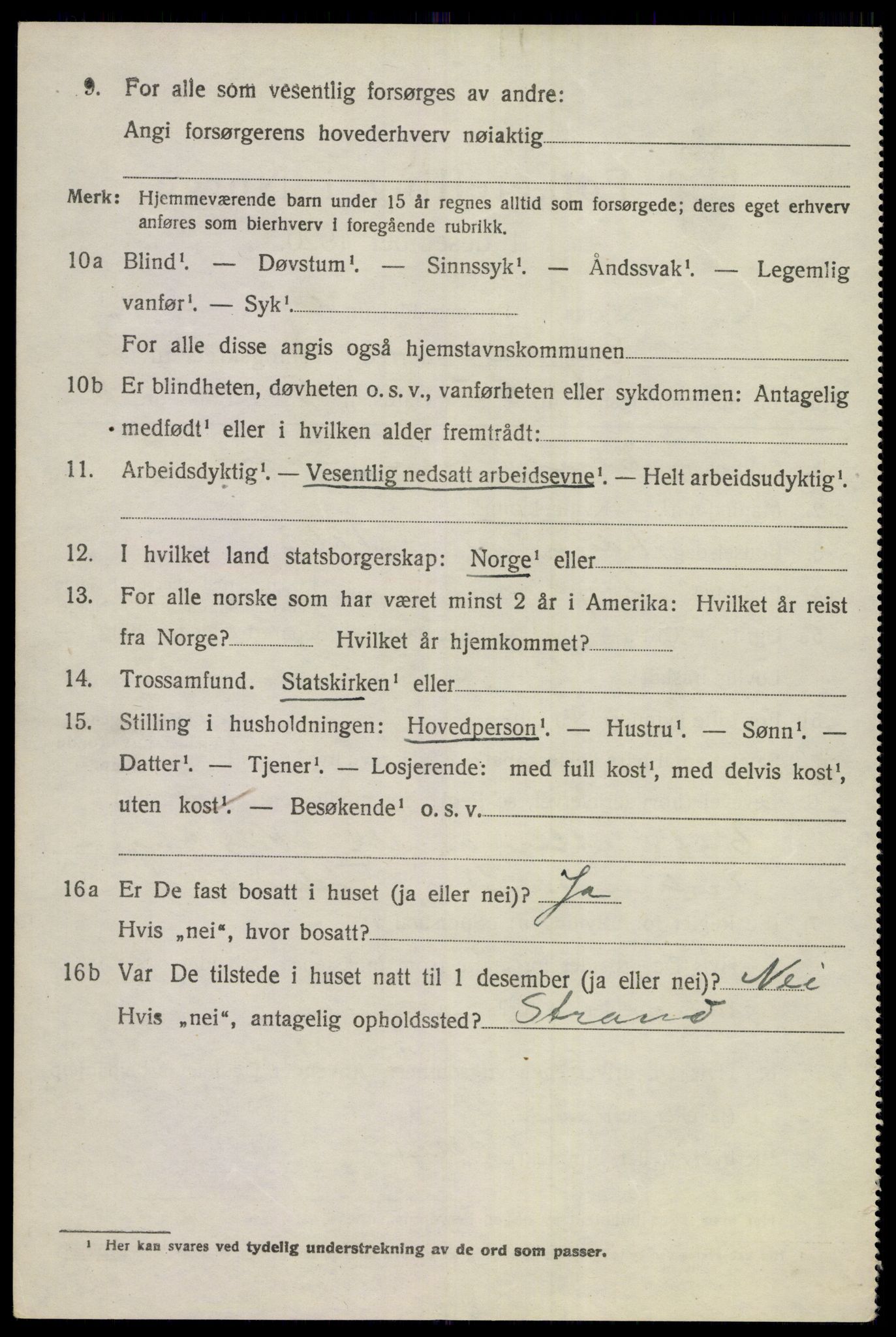 SAKO, 1920 census for Sigdal, 1920, p. 2765