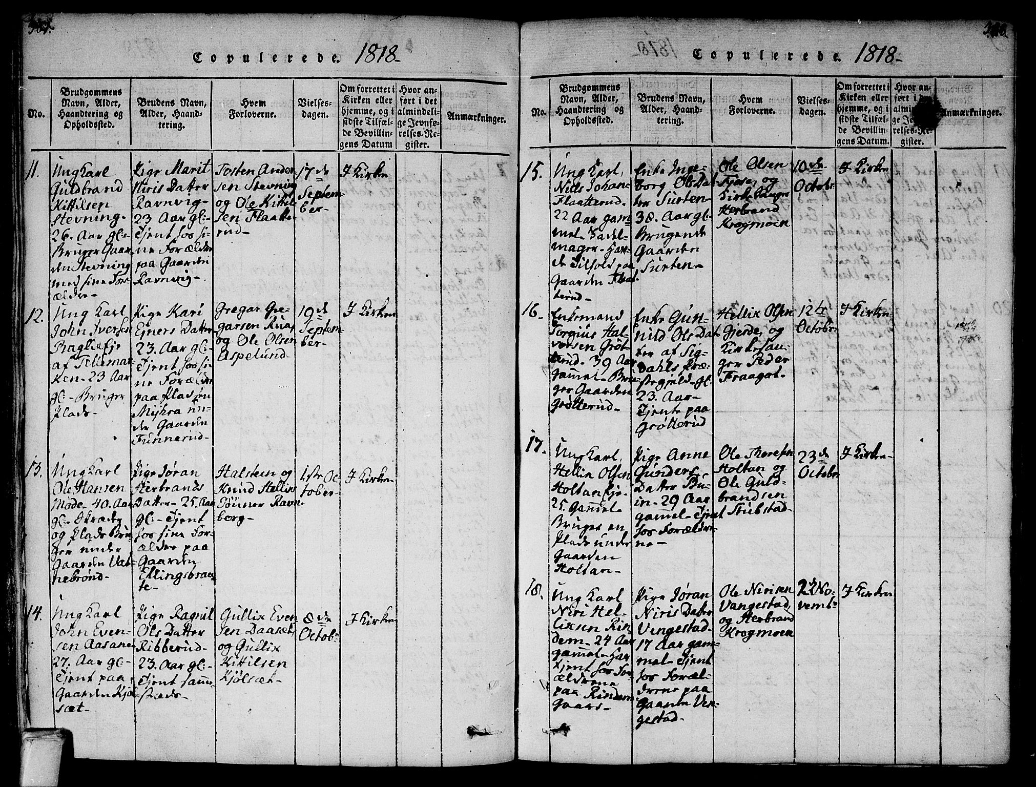 Flesberg kirkebøker, AV/SAKO-A-18/F/Fa/L0005: Parish register (official) no. I 5, 1816-1834, p. 387-388