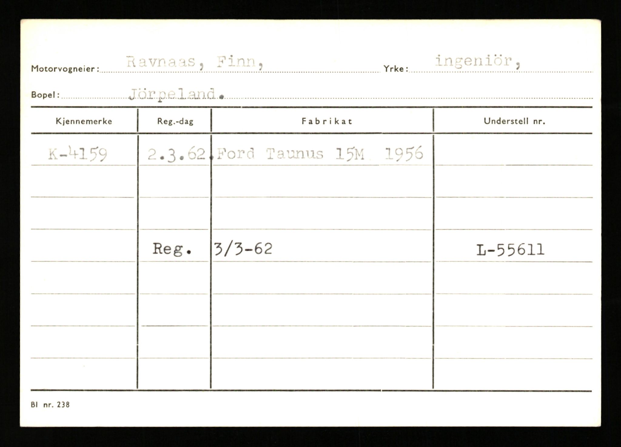 Stavanger trafikkstasjon, AV/SAST-A-101942/0/G/L0001: Registreringsnummer: 0 - 5782, 1930-1971, p. 2551