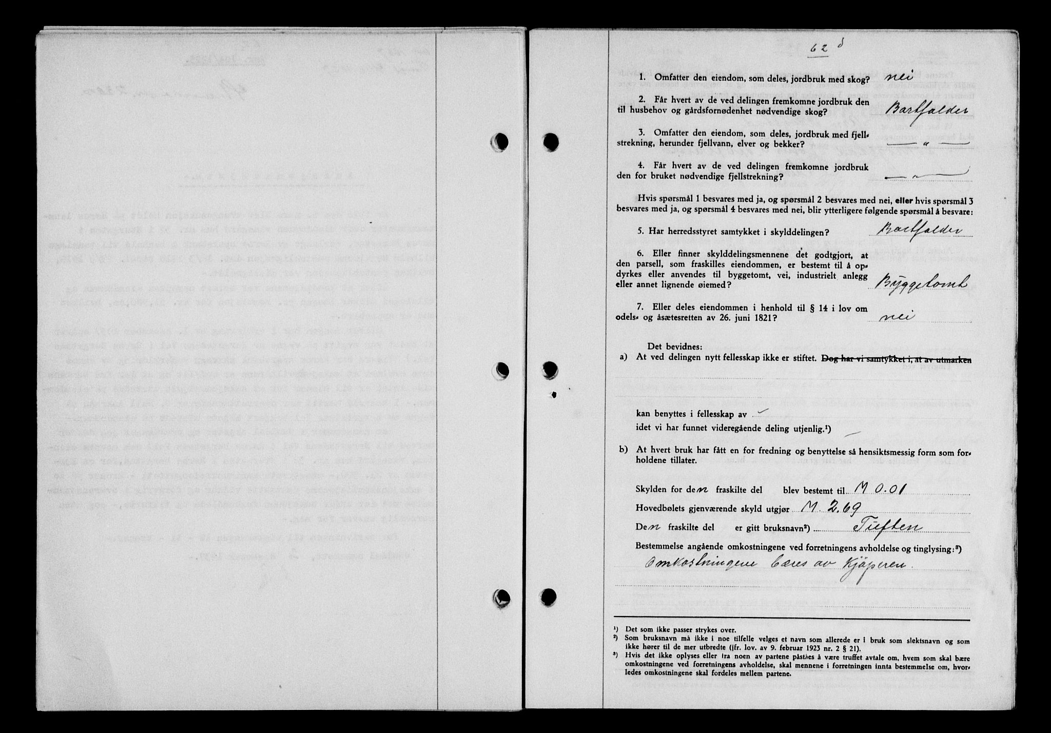 Gauldal sorenskriveri, SAT/A-0014/1/2/2C/L0048: Mortgage book no. 51-52, 1937-1938, p. 62, Diary no: : 1667/1937
