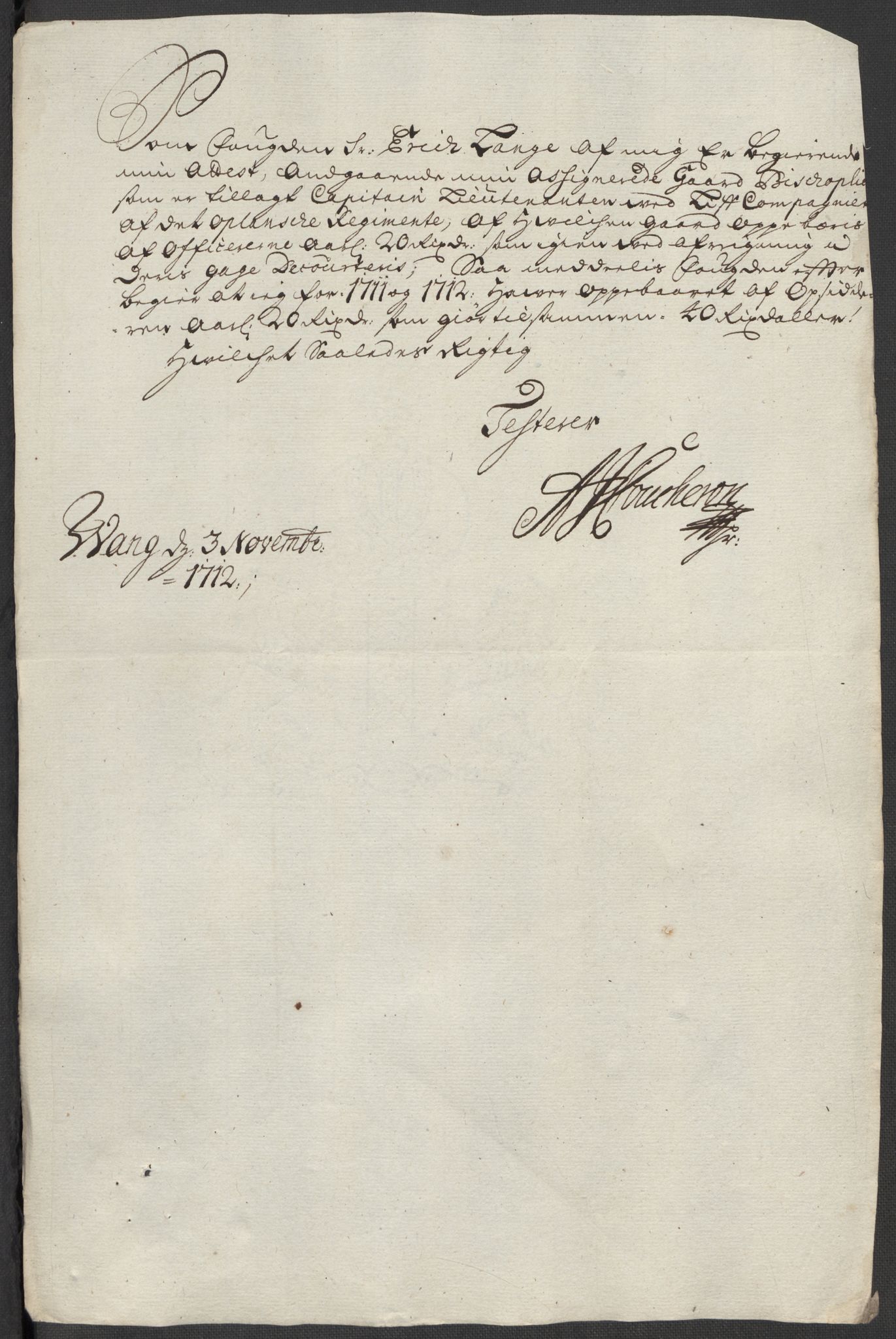 Rentekammeret inntil 1814, Reviderte regnskaper, Fogderegnskap, AV/RA-EA-4092/R16/L1049: Fogderegnskap Hedmark, 1712, p. 264