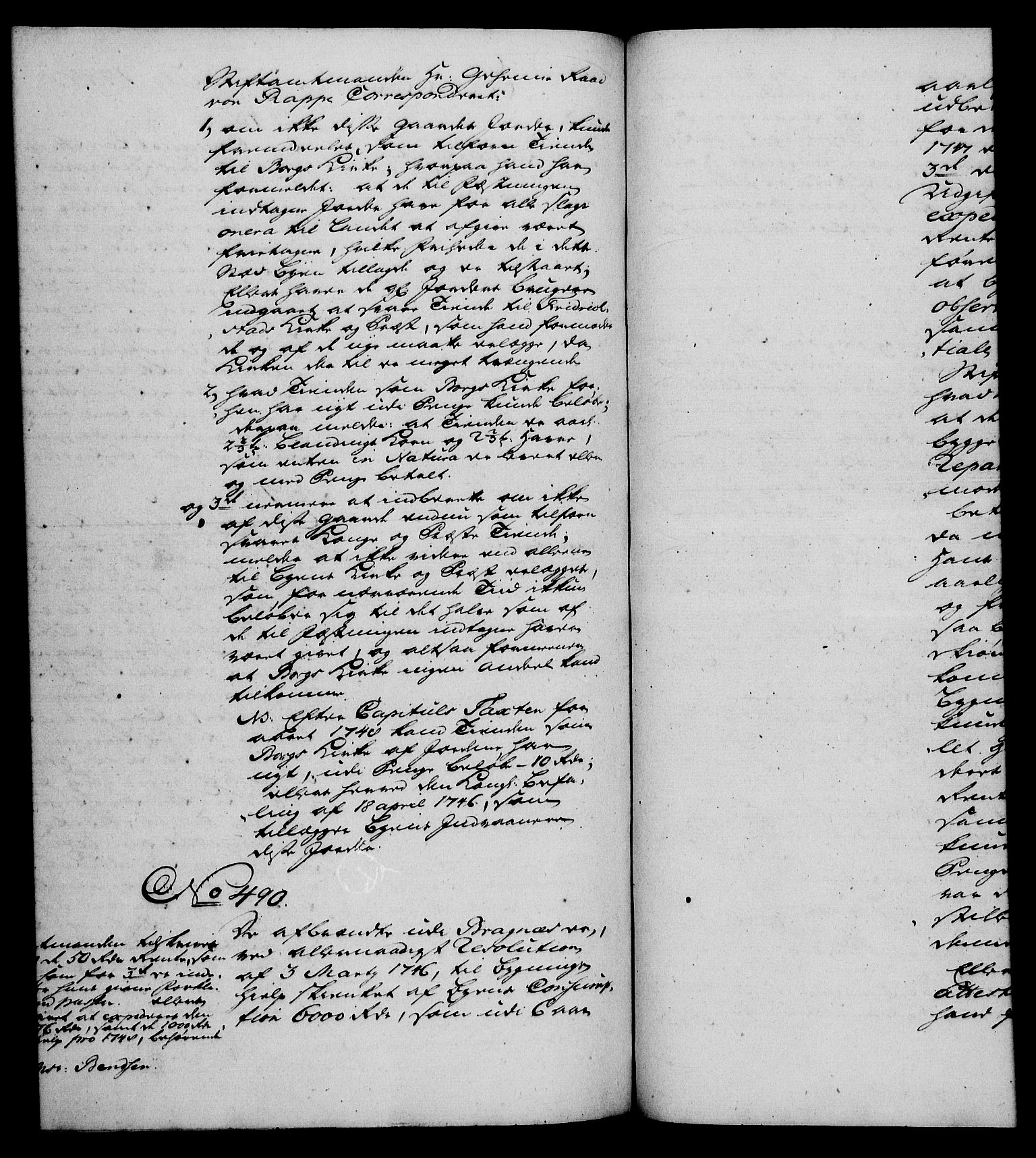 Rentekammeret, Kammerkanselliet, RA/EA-3111/G/Gh/Gha/L0029: Norsk ekstraktmemorialprotokoll (merket RK 53.74), 1748-1749, p. 389