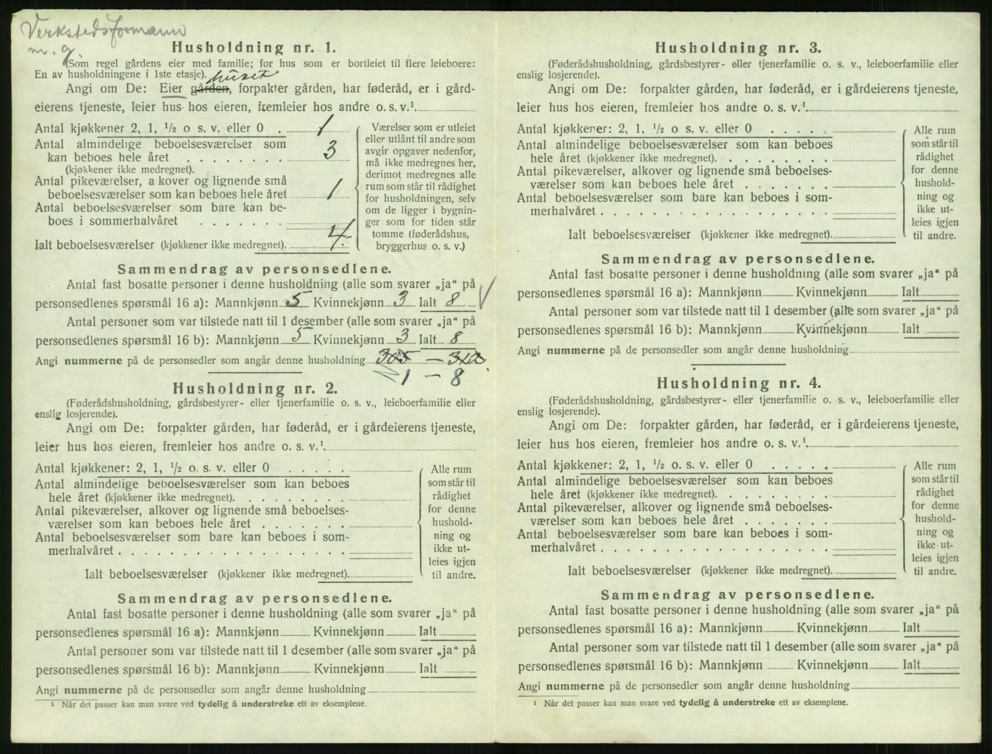 SAT, 1920 census for Norddal, 1920, p. 578