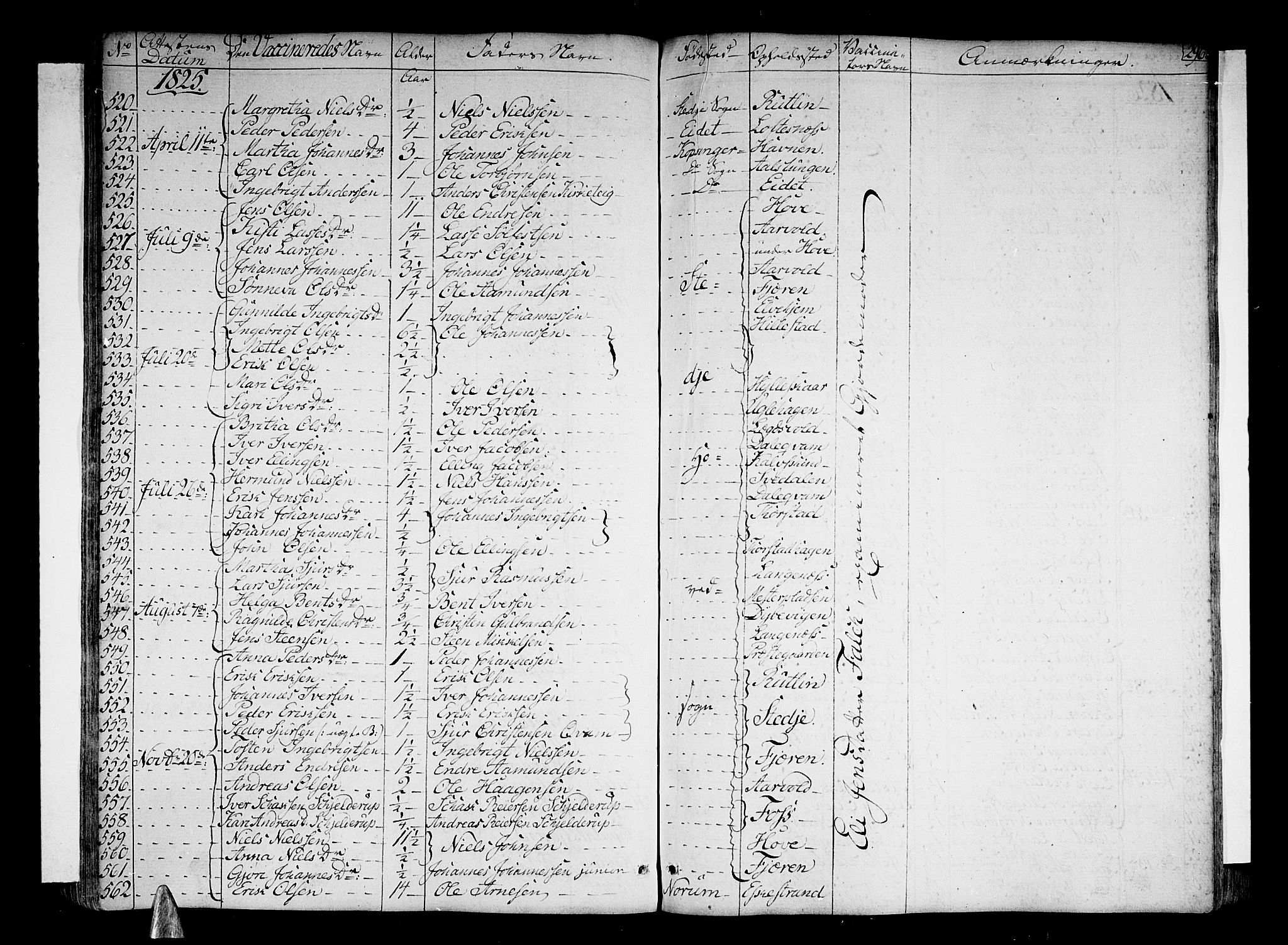 Sogndal sokneprestembete, AV/SAB-A-81301/H/Haa/Haaa/L0010: Parish register (official) no. A 10, 1821-1838, p. 296