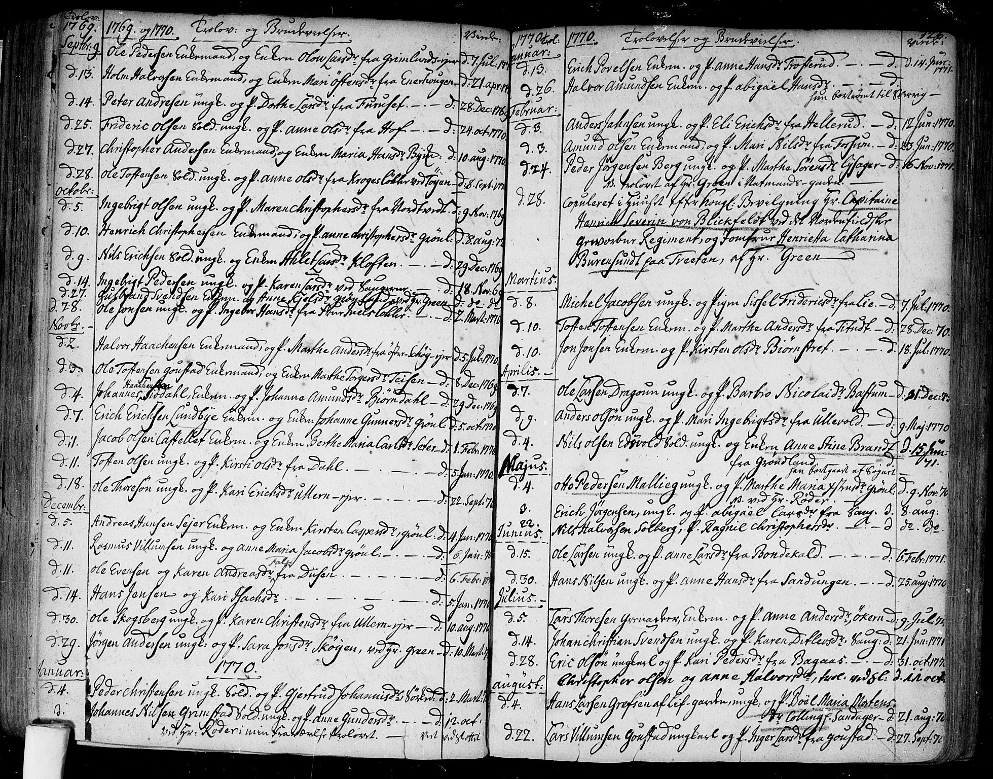 Aker prestekontor kirkebøker, SAO/A-10861/F/L0009: Parish register (official) no. 9, 1765-1785, p. 126