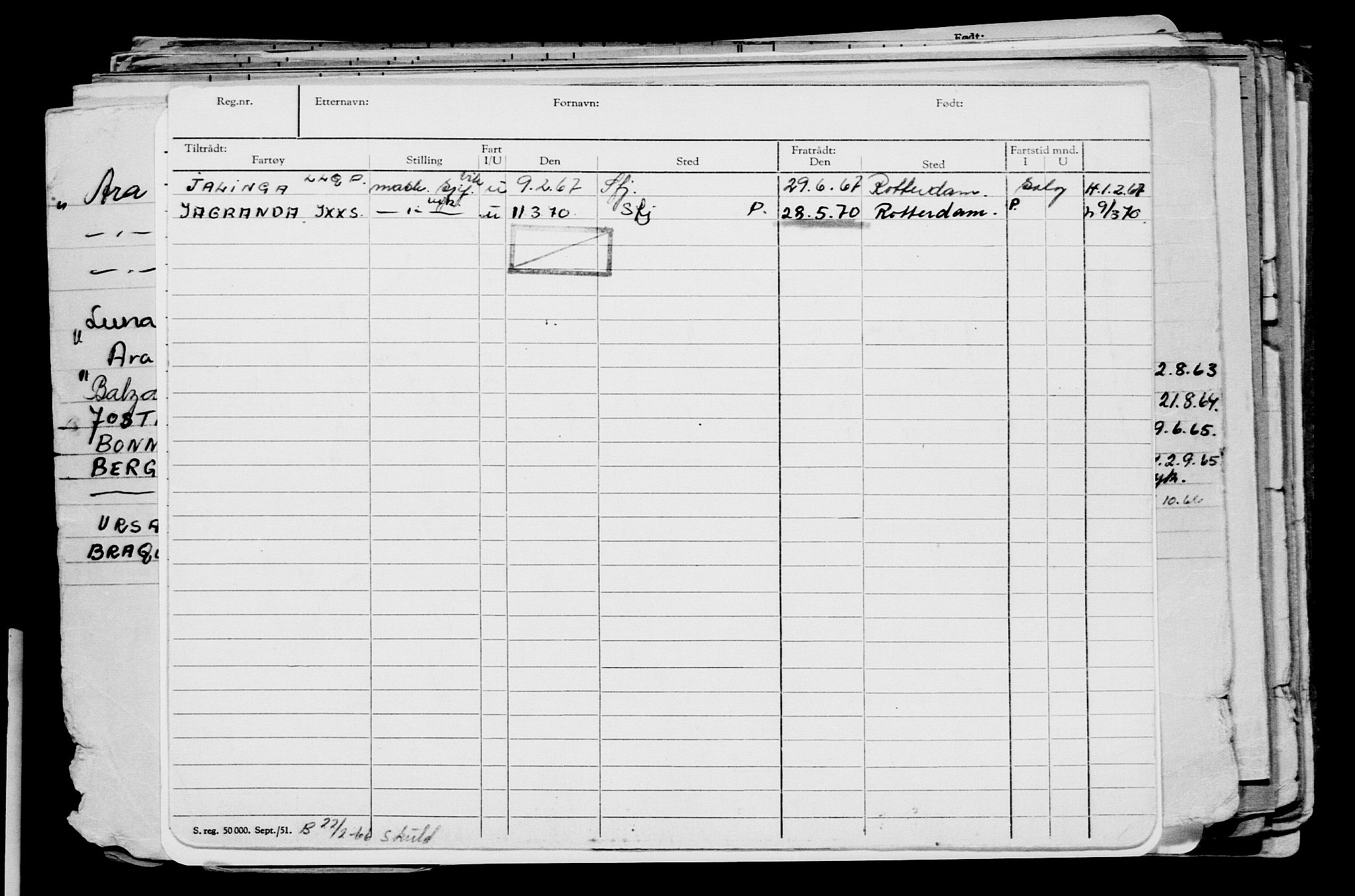 Direktoratet for sjømenn, AV/RA-S-3545/G/Gb/L0071: Hovedkort, 1907, p. 104