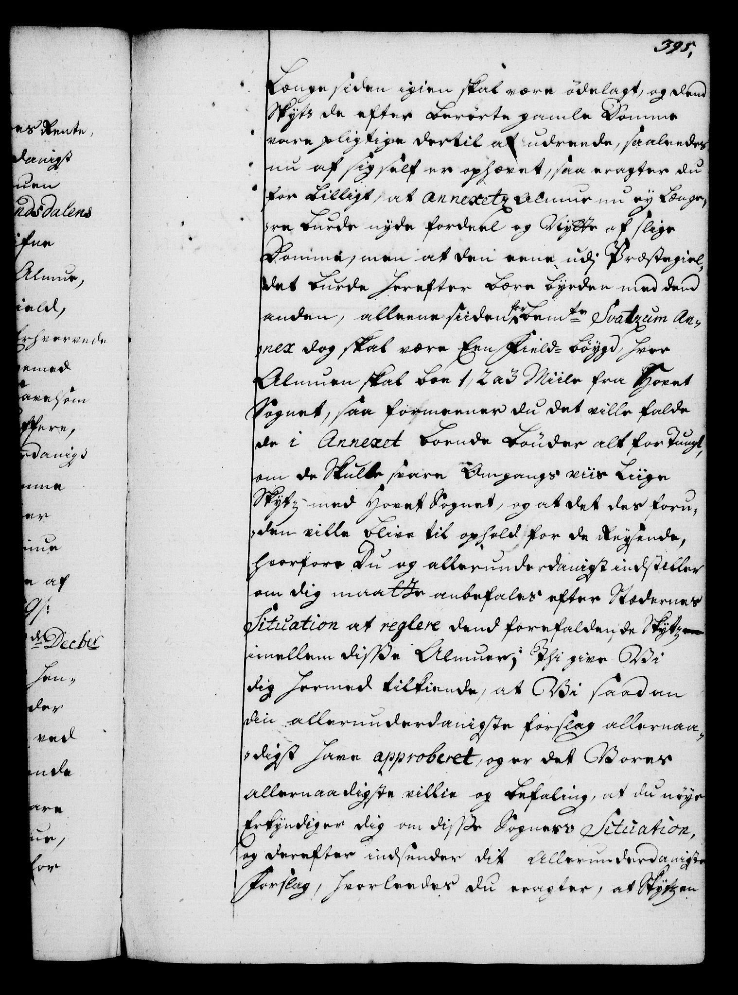 Rentekammeret, Kammerkanselliet, RA/EA-3111/G/Gg/Gga/L0004: Norsk ekspedisjonsprotokoll med register (merket RK 53.4), 1734-1741, p. 395