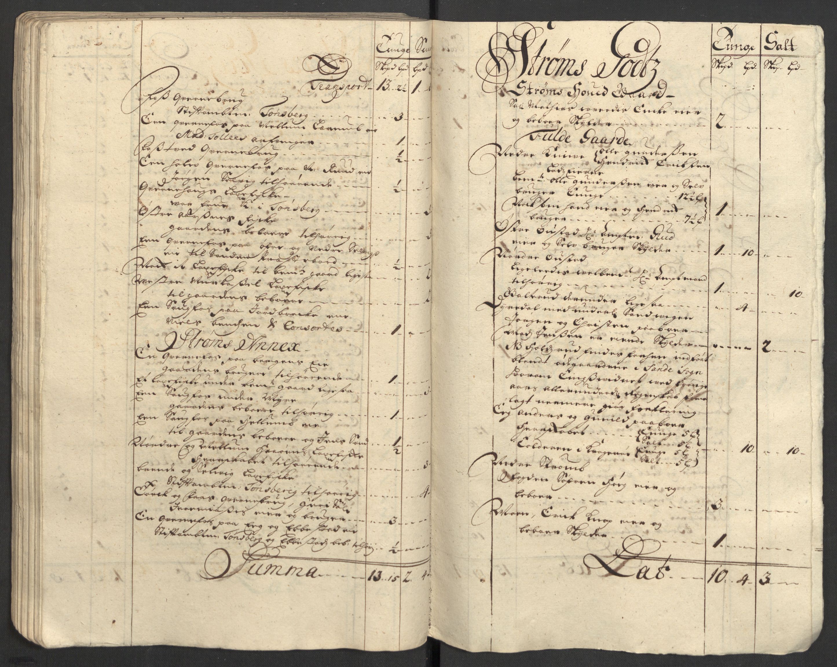 Rentekammeret inntil 1814, Reviderte regnskaper, Fogderegnskap, RA/EA-4092/R32/L1872: Fogderegnskap Jarlsberg grevskap, 1706-1707, p. 387