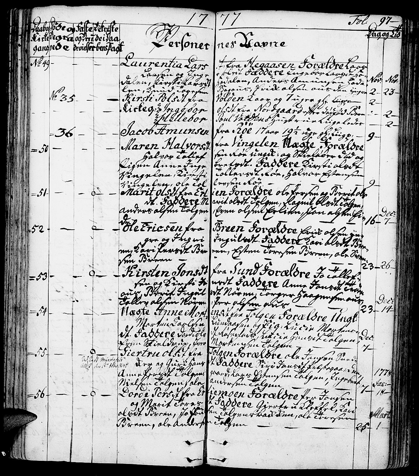 Tolga prestekontor, AV/SAH-PREST-062/K/L0002: Parish register (official) no. 2, 1768-1786, p. 97