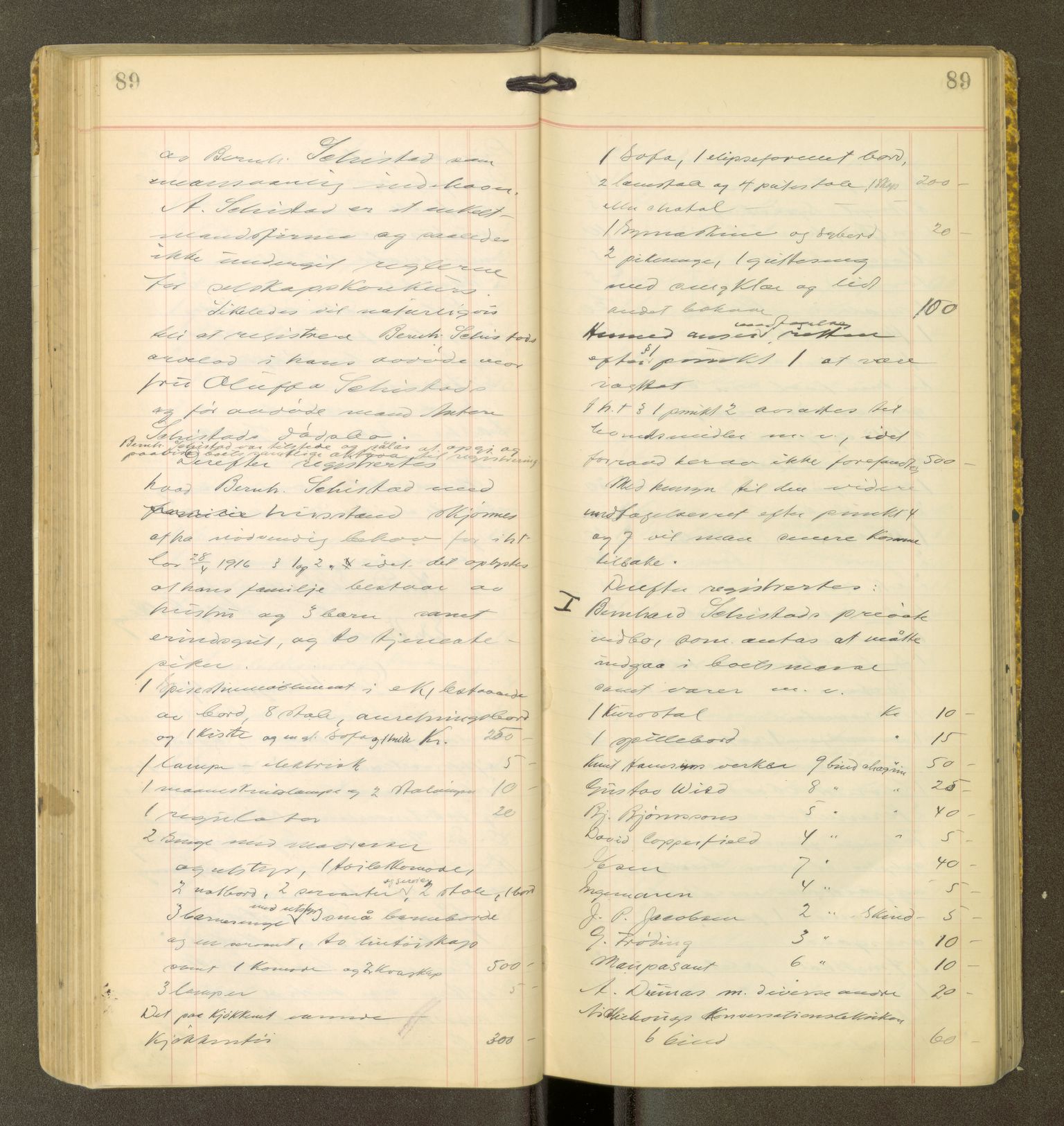 Romsdal sorenskriveri, AV/SAT-A-4149/1/3/3Ca/L0001: Registreringsprotokoll, 1921-1926, p. 89