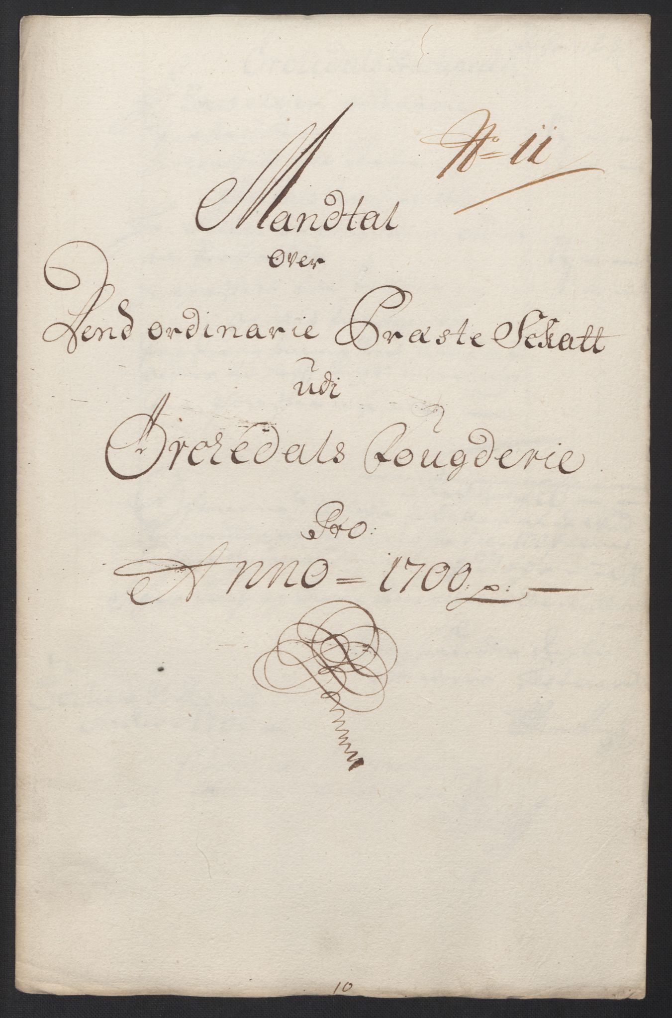 Rentekammeret inntil 1814, Reviderte regnskaper, Fogderegnskap, AV/RA-EA-4092/R60/L3950: Fogderegnskap Orkdal og Gauldal, 1700, p. 177