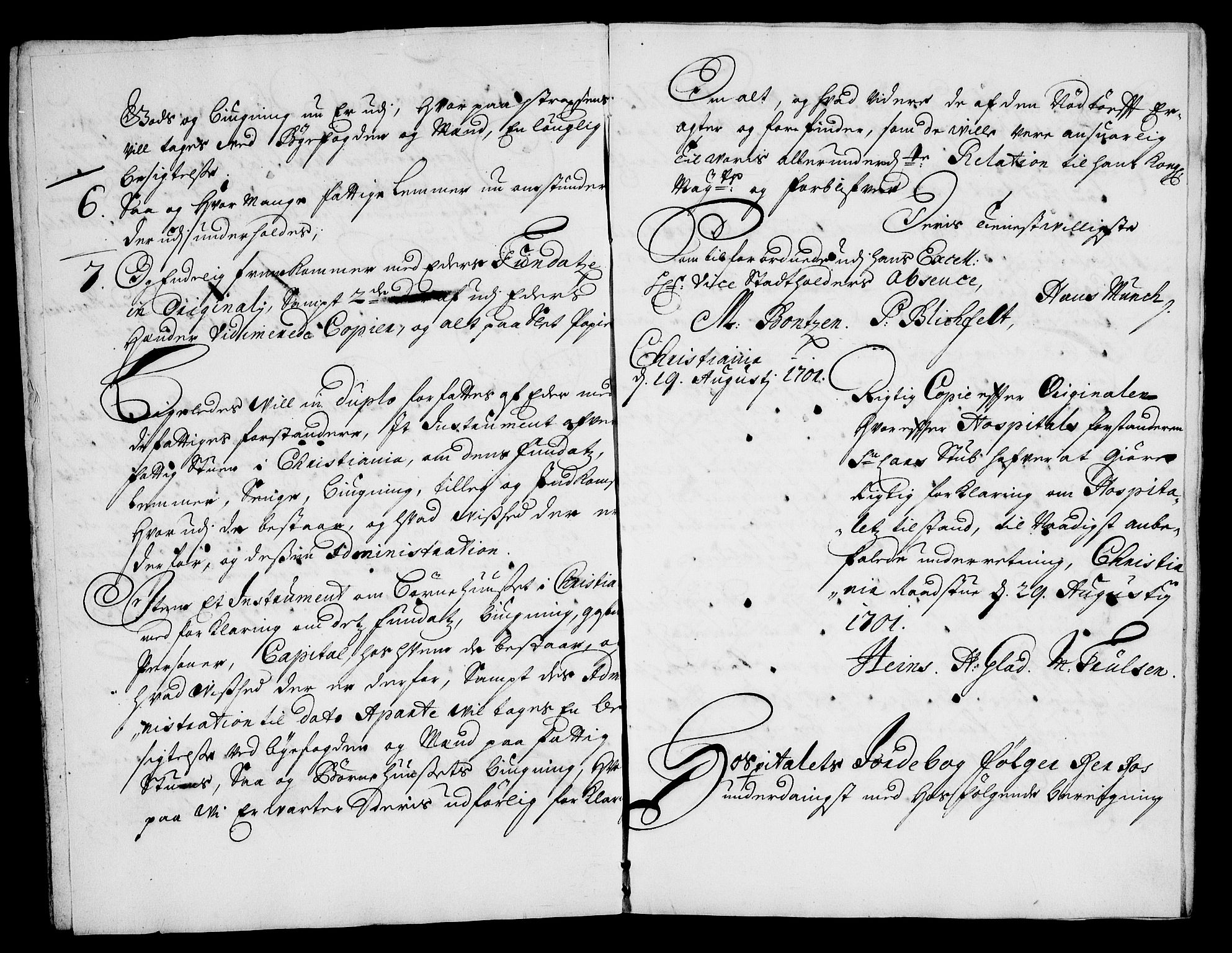 Danske Kanselli, Skapsaker, RA/EA-4061/G/L0013: Tillegg til skapsakene, 1689-1702, p. 268